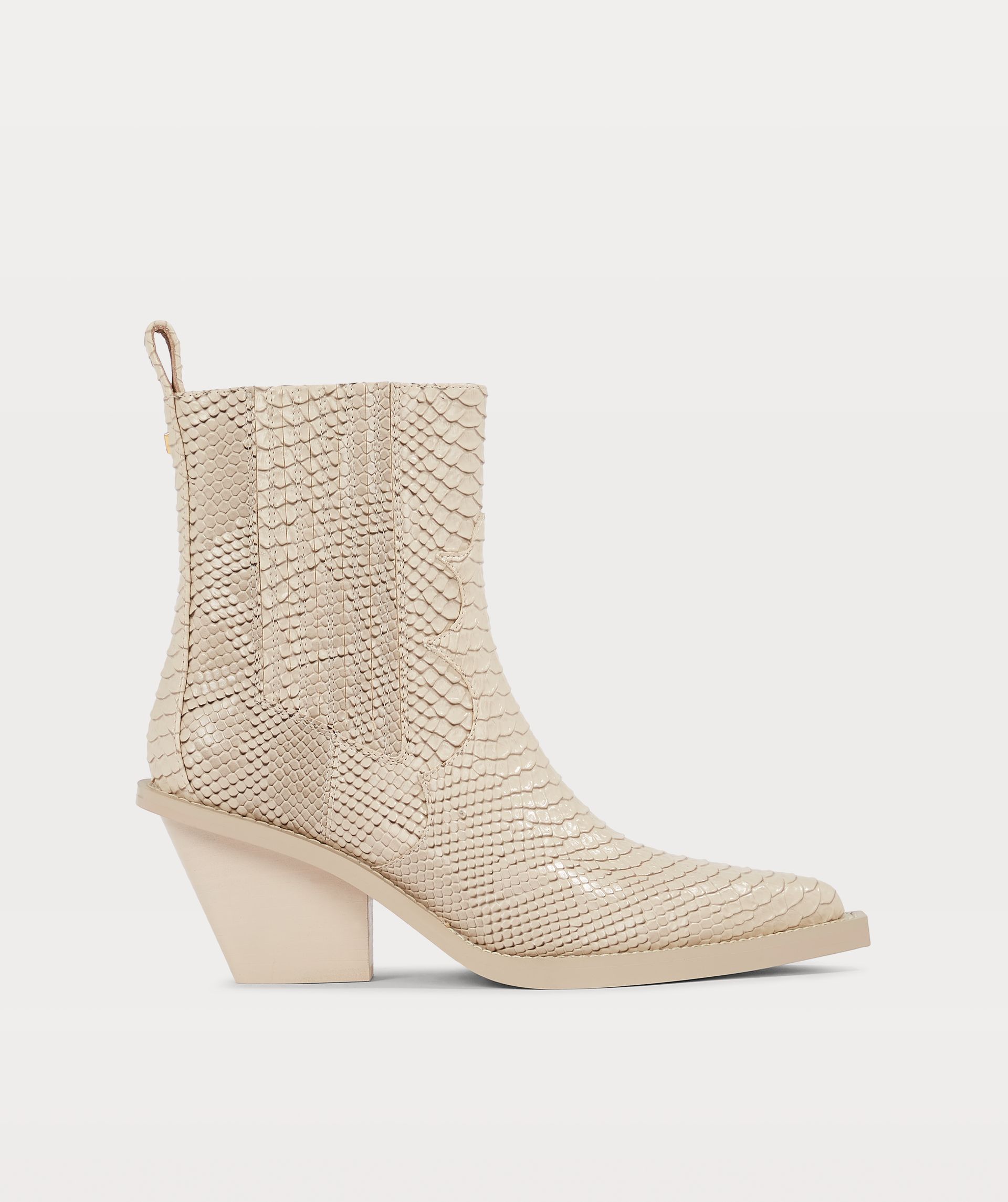 EEFKE enkellaarzen met snake print