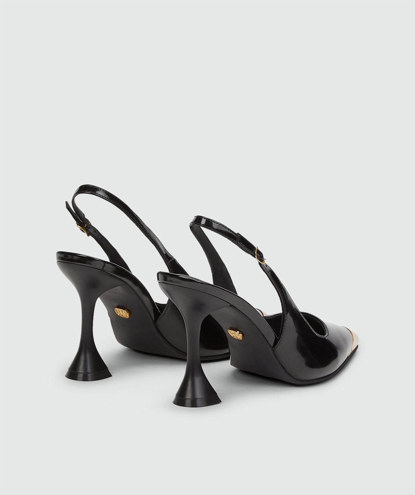 JV-ELEANNA buckle slingback shoes