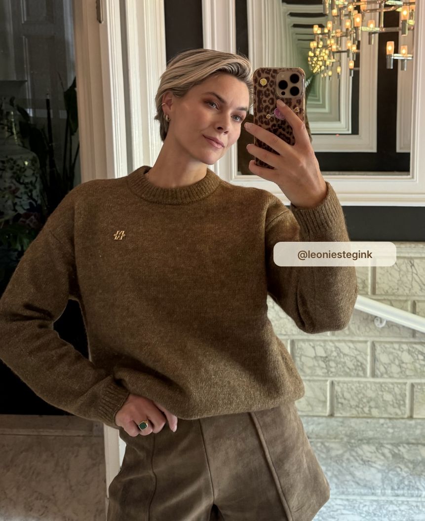 JV-ELINA oversized sweater with wool