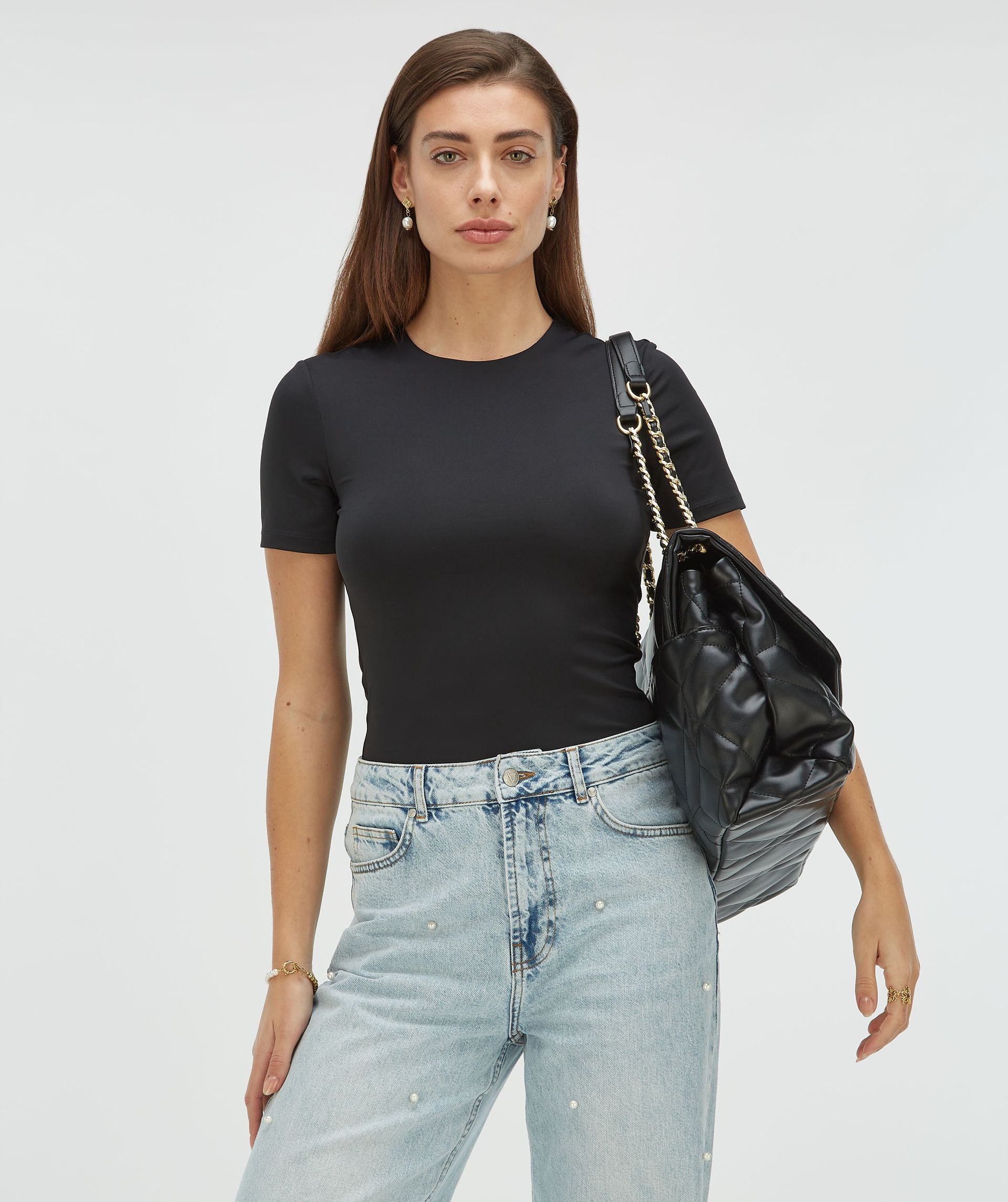 EMILY Enganliegendes T-Shirt