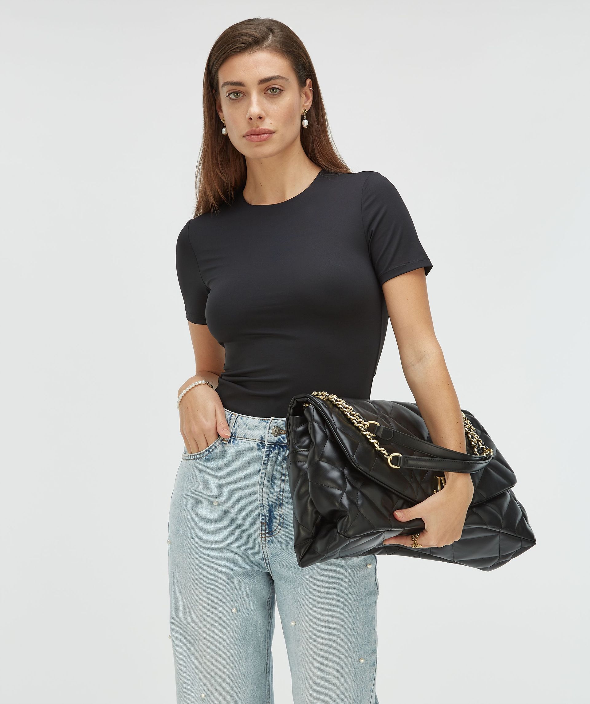 EMILY Enganliegendes T-Shirt