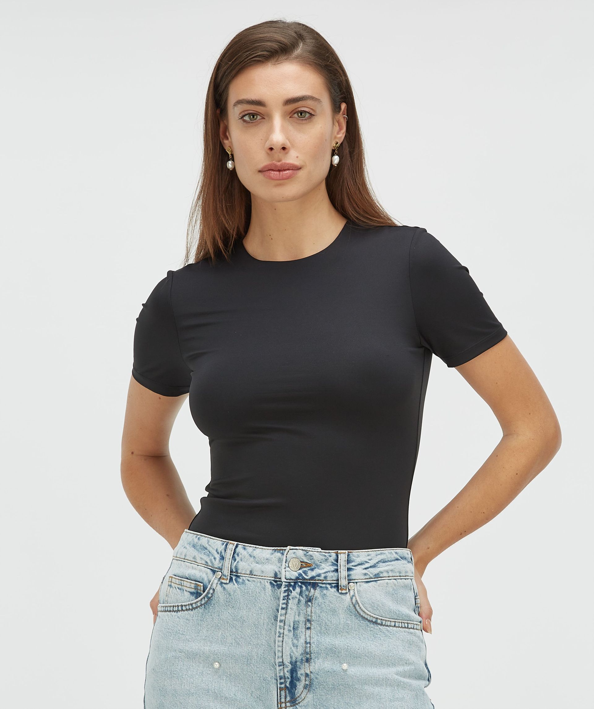 EMILY Enganliegendes T-Shirt
