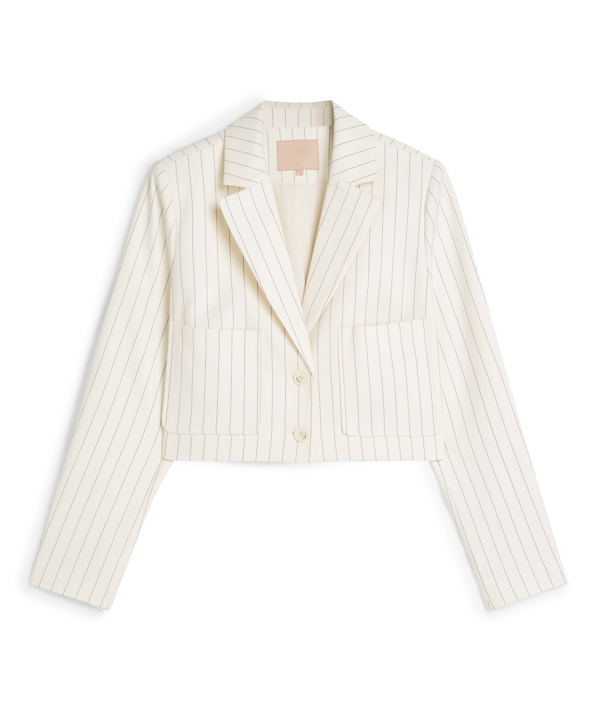 EMMA cropped Blazer mit Pinstripe