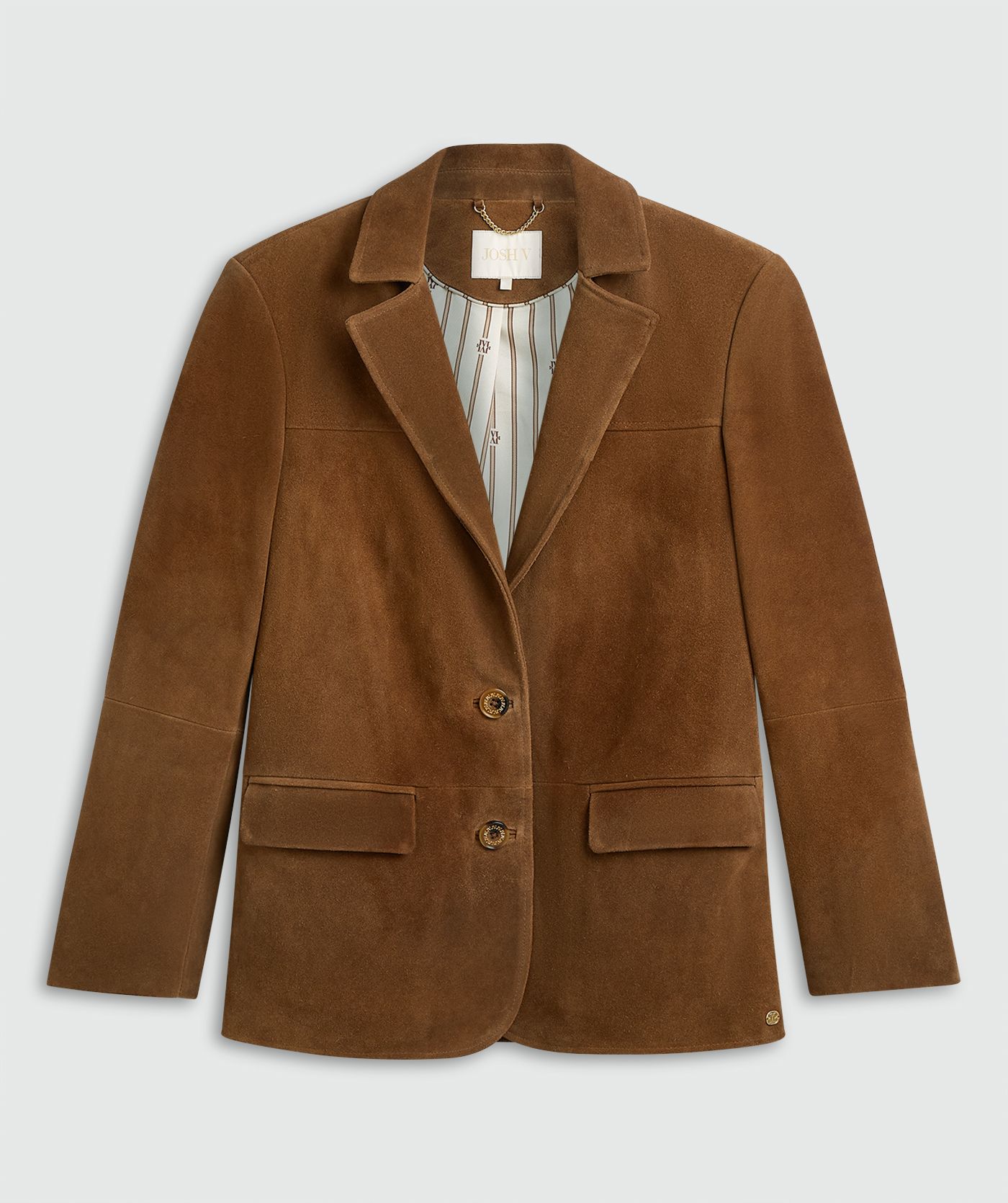 EMSY oversized blazer van suède