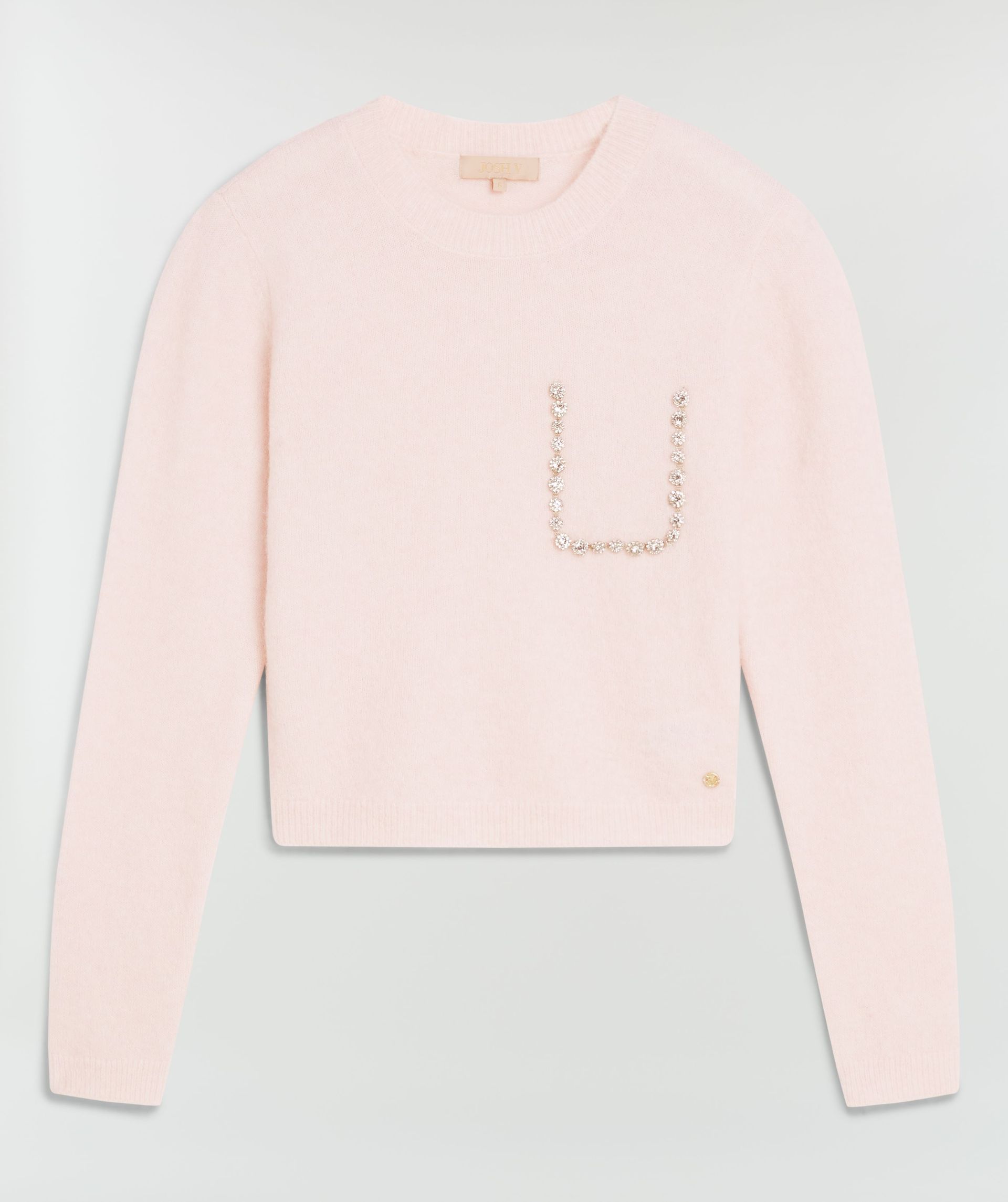 ESAI slim fit sweater with decorative stones