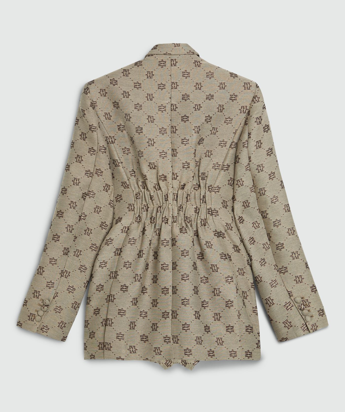 ESTRELLA oversized blazer dress with lurex