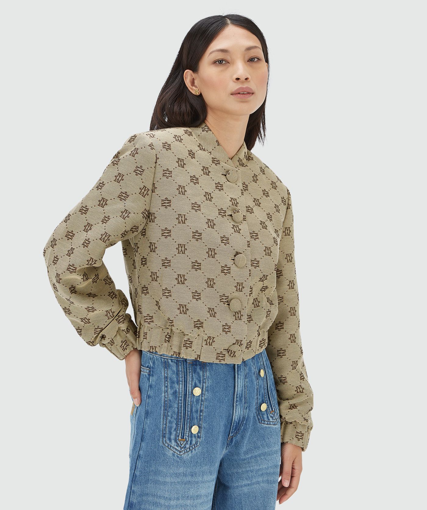 FABIENNE bomberjas met lurex