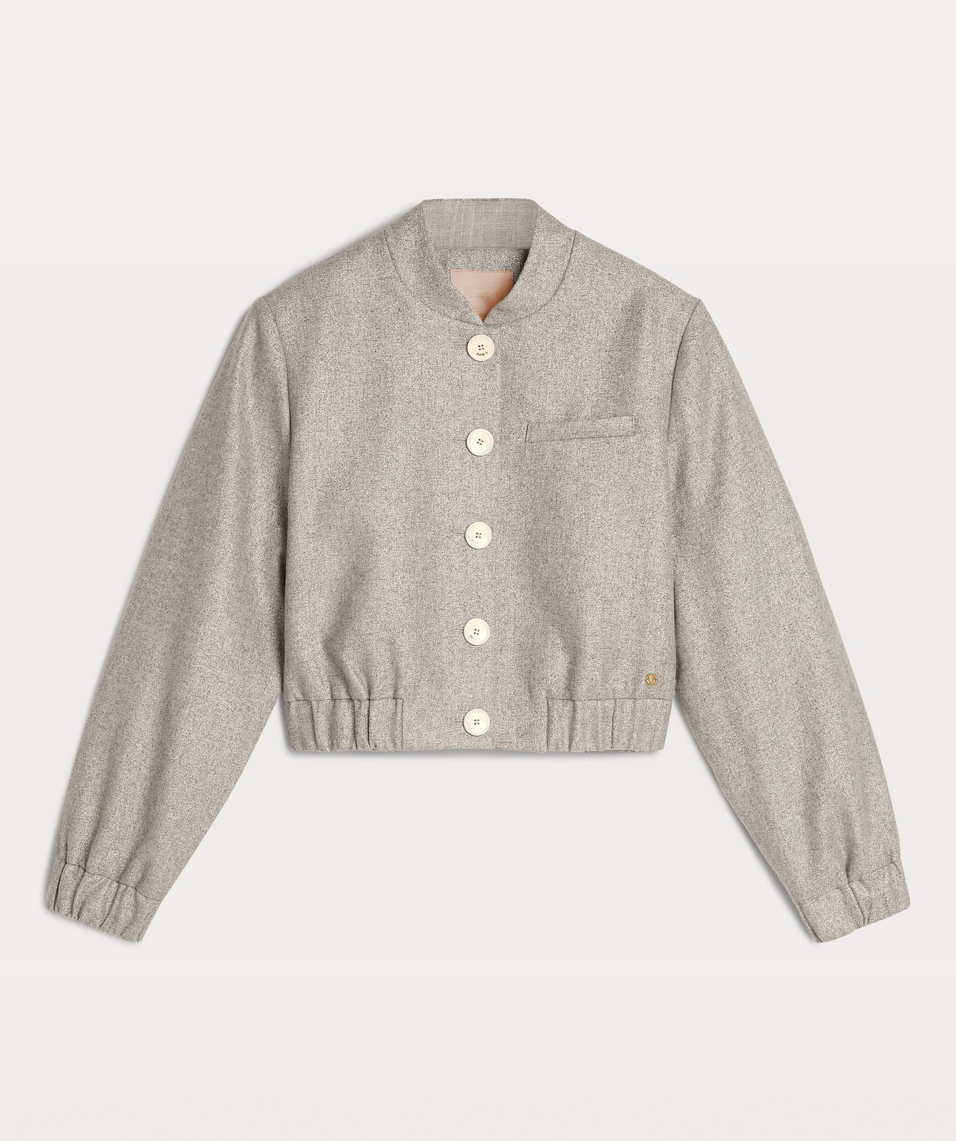 FABIENNE bomberjas met lurex