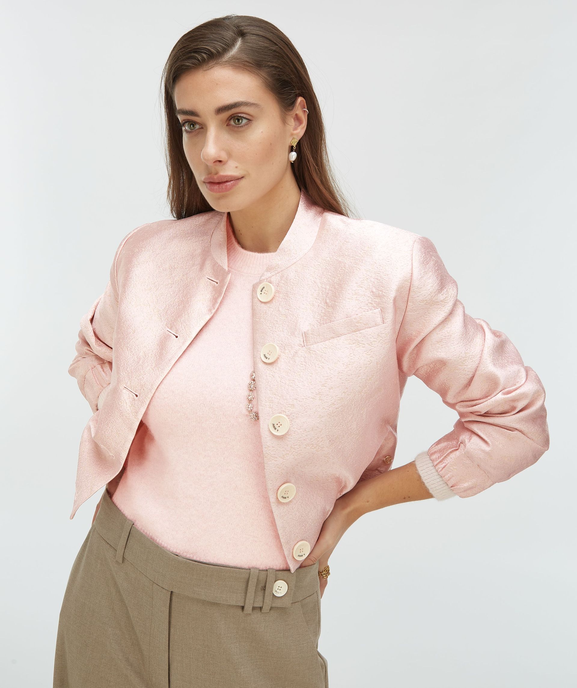 FABIENNE Bomberjacke mit Lurex
