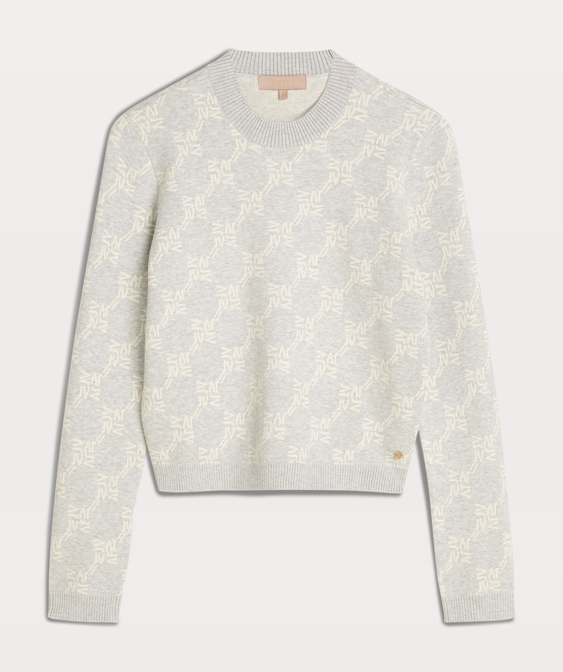 FAE slim fit sweater with logo print