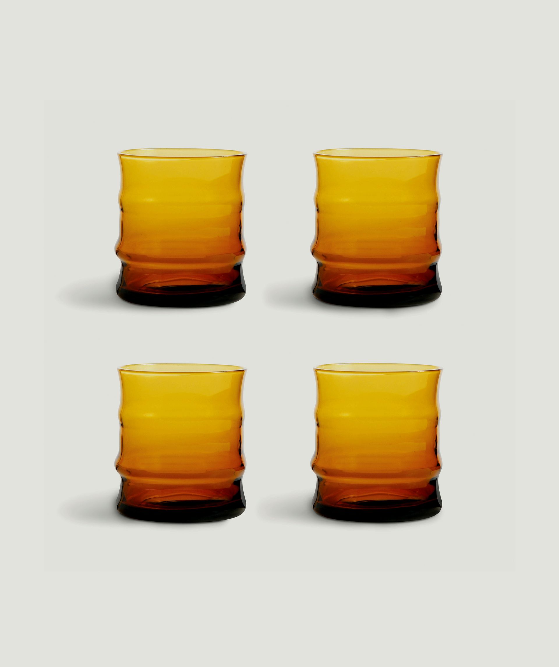Faux Bamboo glass set - &klevering
