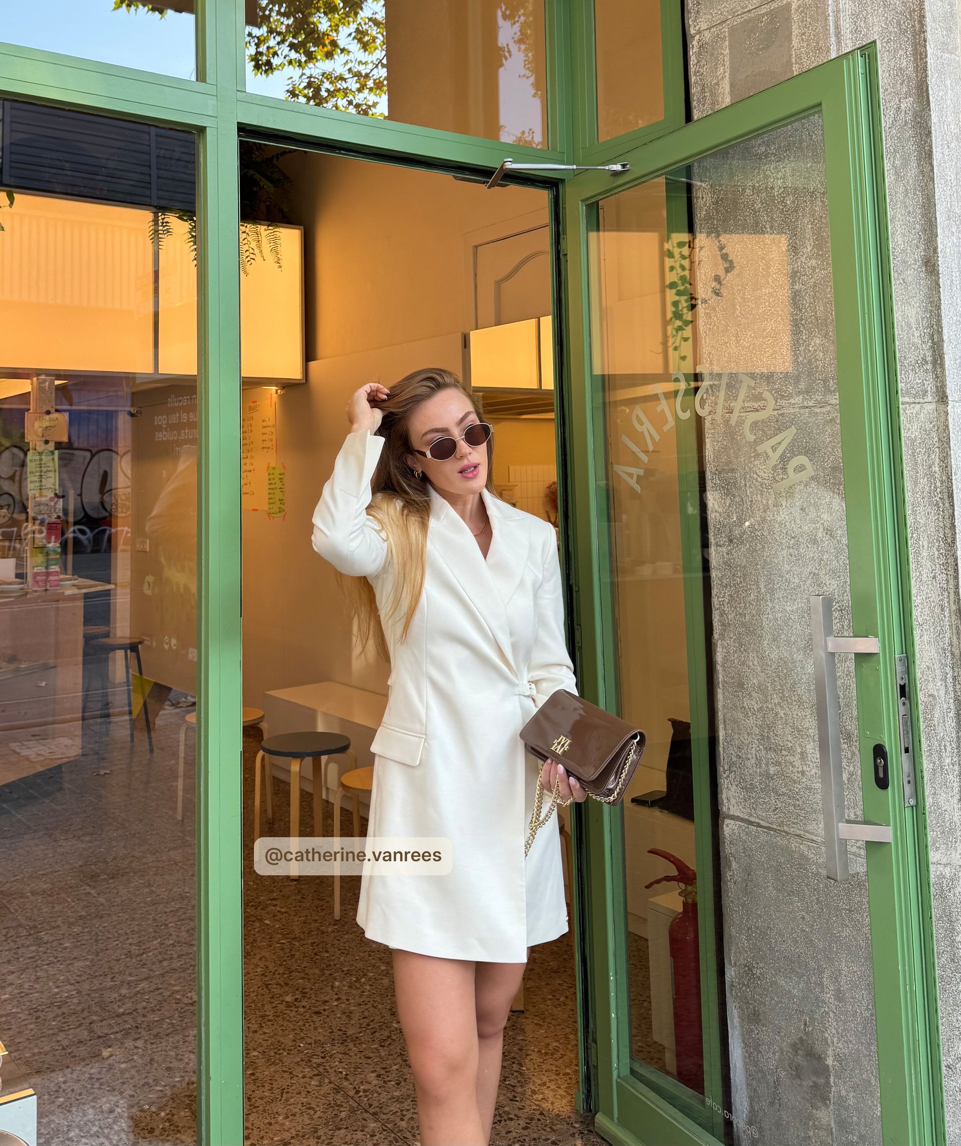 FAYOLLAH relaxed fit blazer dress