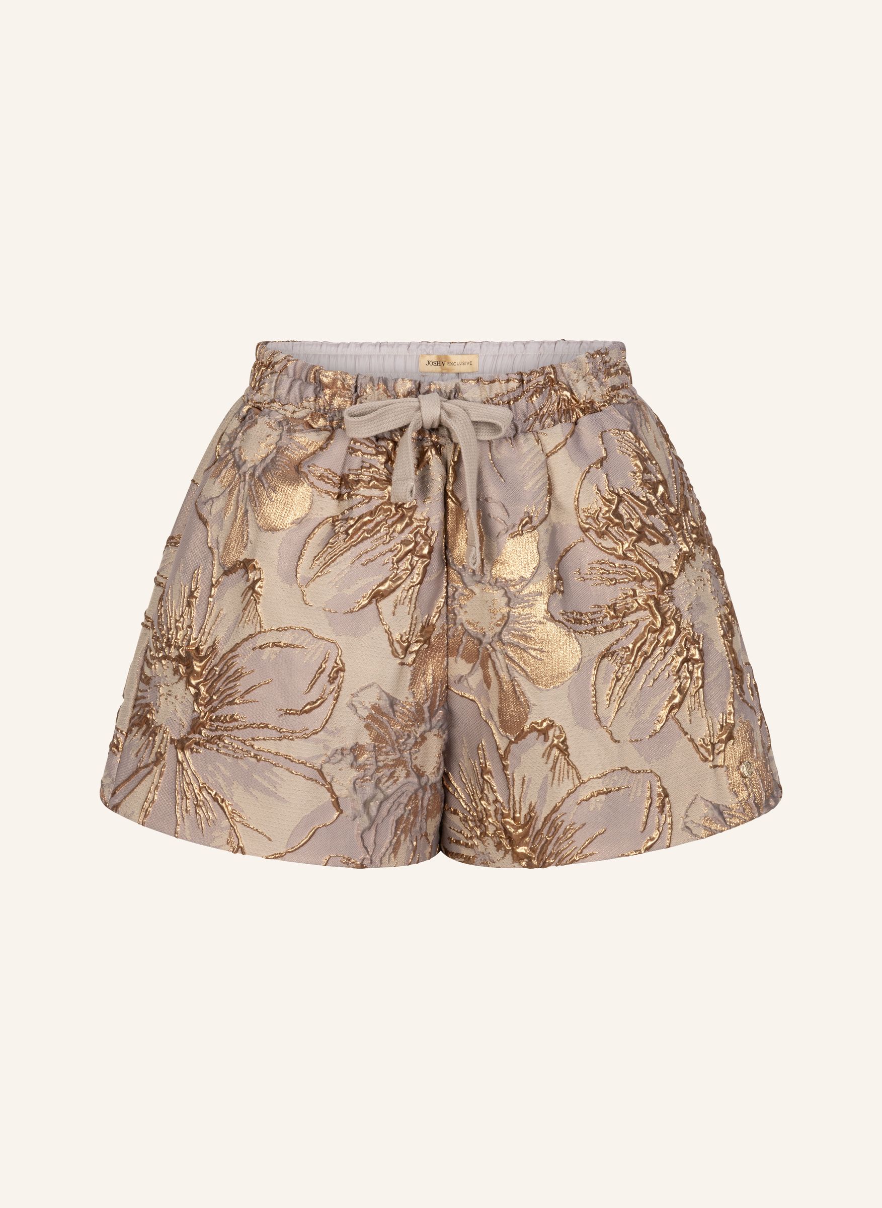 FLORIAN regular fit shorts with metallic details