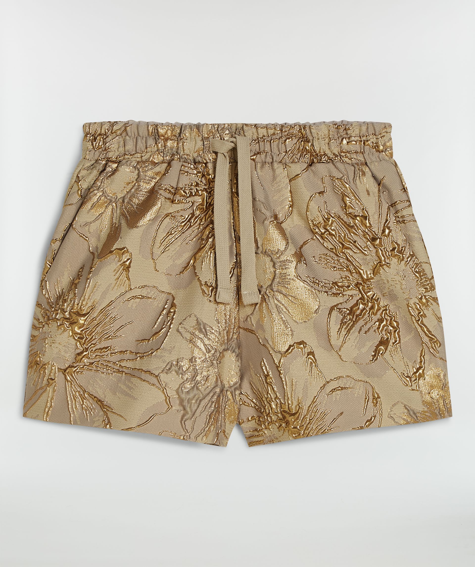 FLORIAN regular fit shorts met metallic details