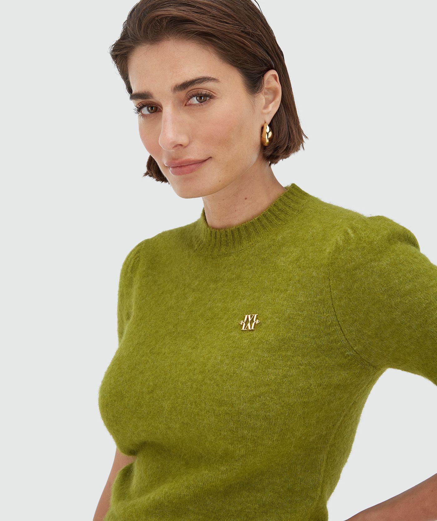 FRANKA slim fit top with merino wool