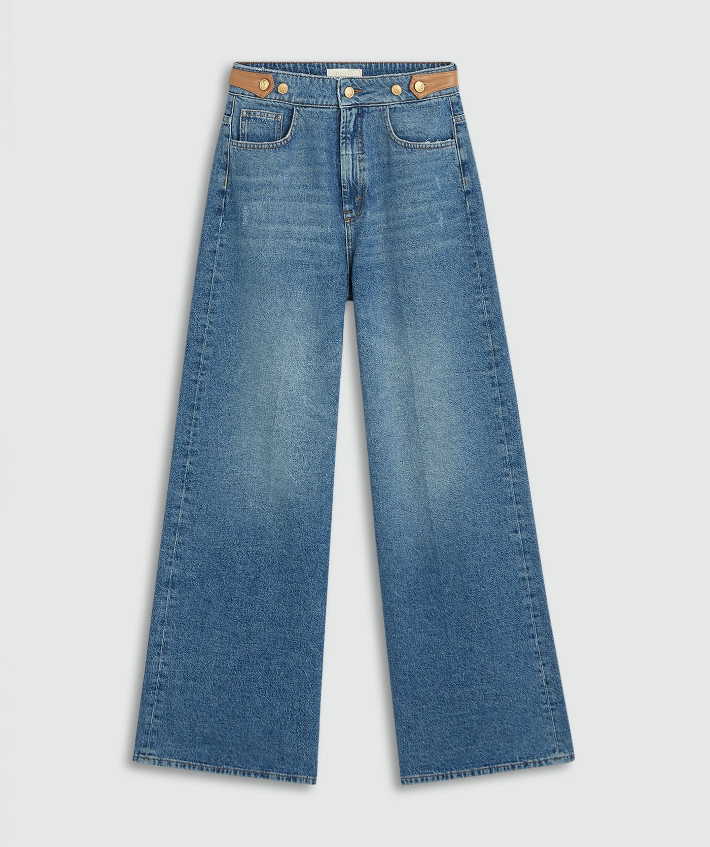 JV-GLORIA high waisted wide leg jeans