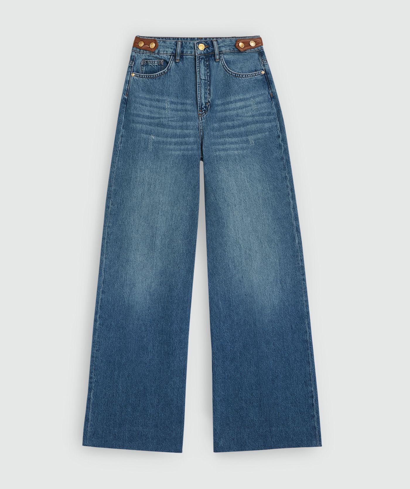 JV-GLORIA high waisted wide leg jeans