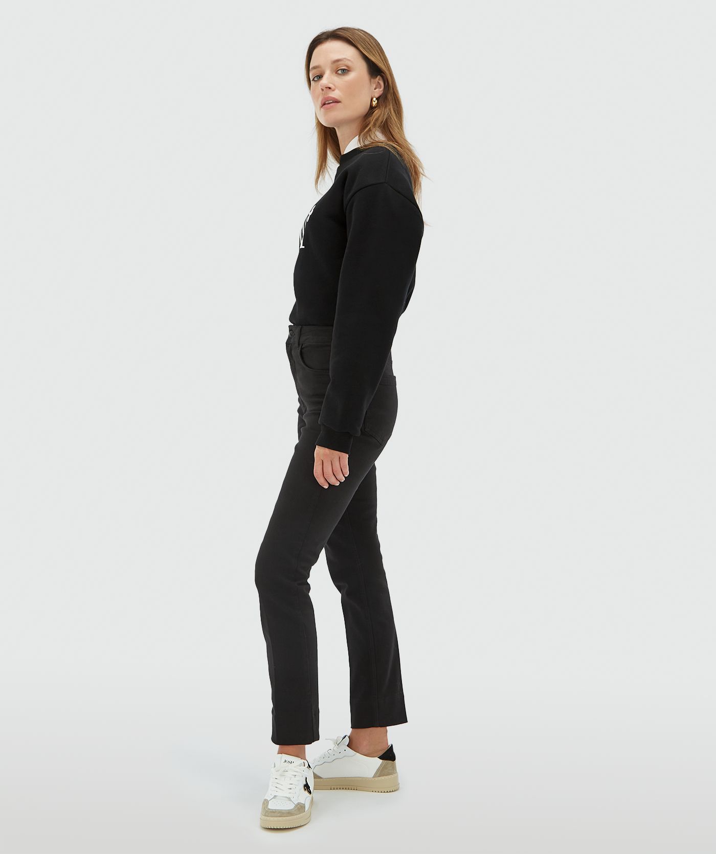 HALLE fitted high-waisted skinny jeans