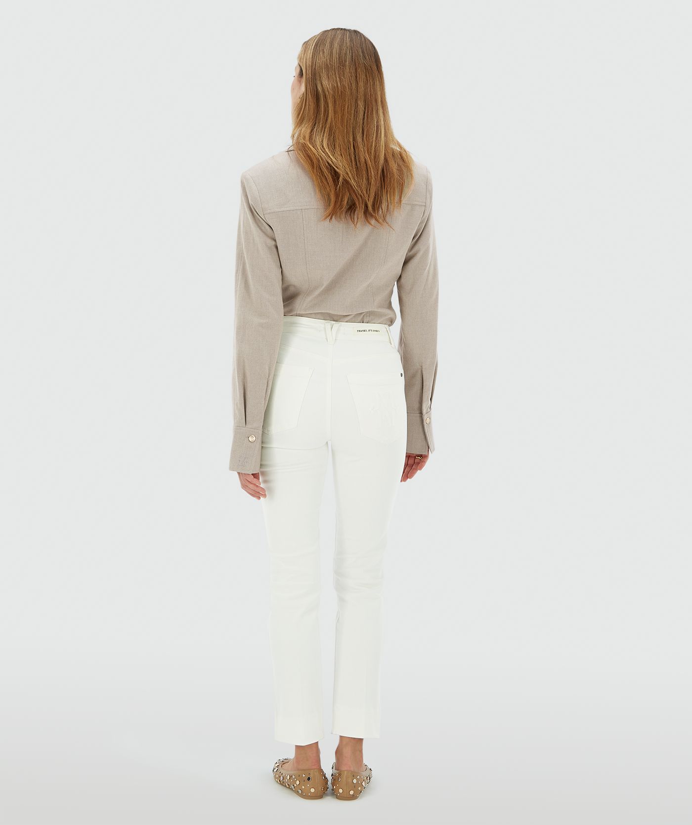 HALLE fitted high-waisted skinny jeans
