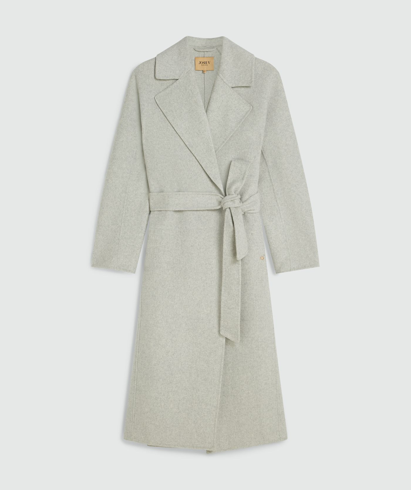 HARPER straight fit coat with cashmere