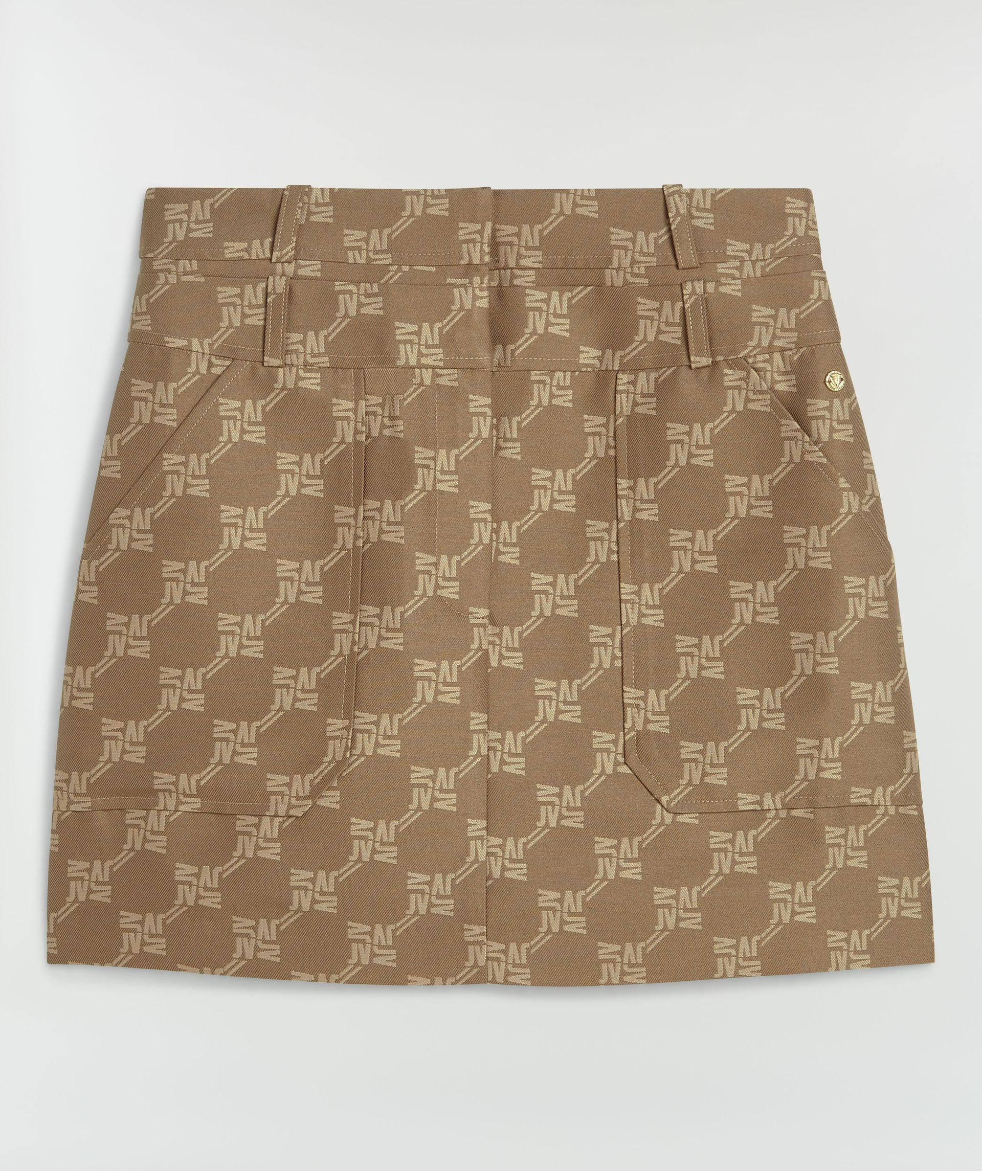 HAVA mini skirt with logo print