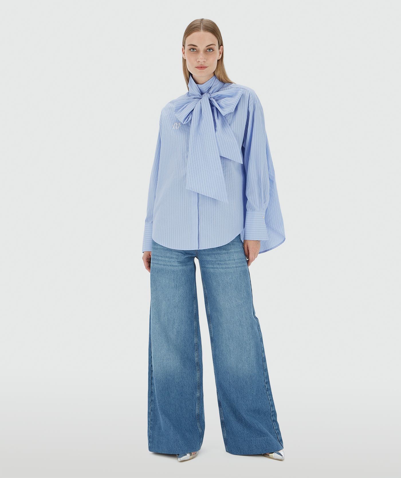 HEDY oversized blouse met strik