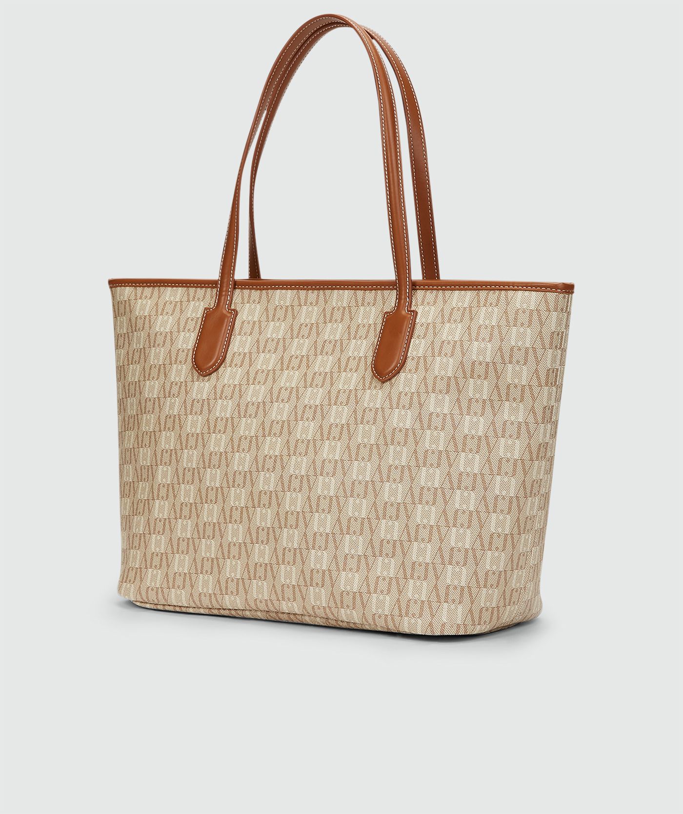 JV-HUDA shopper with logo print