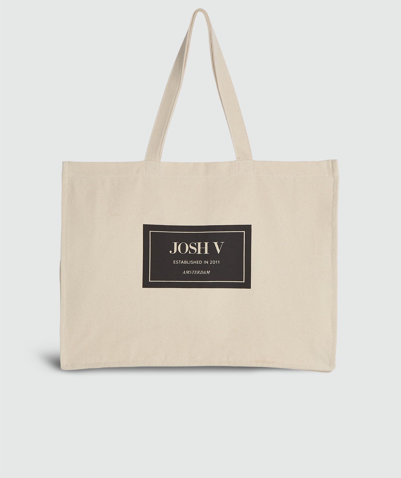 15 YEARS canvas tas met zwart JV embleem