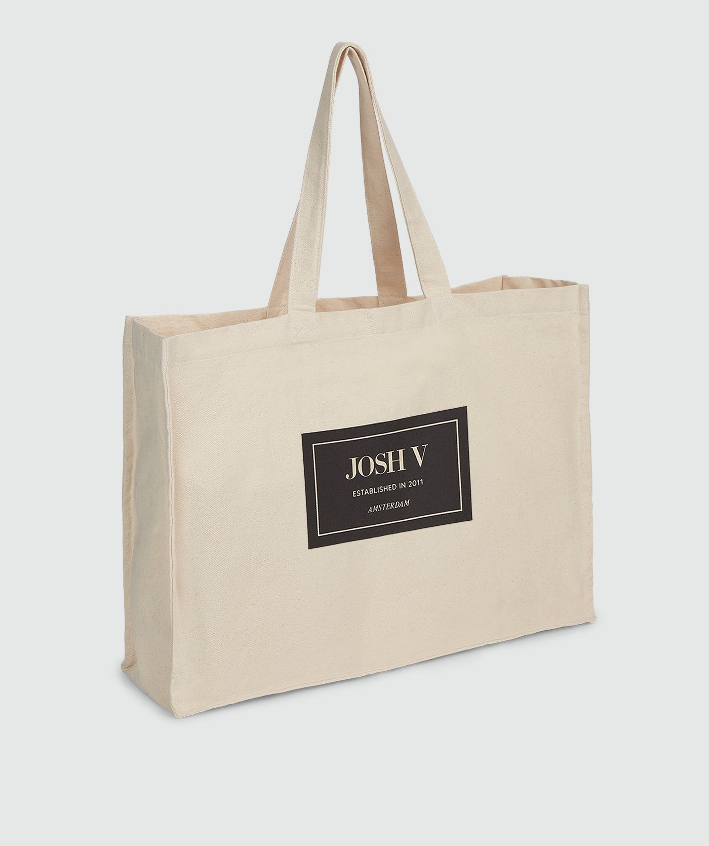 15 YEARS canvas tas met zwart JV embleem
