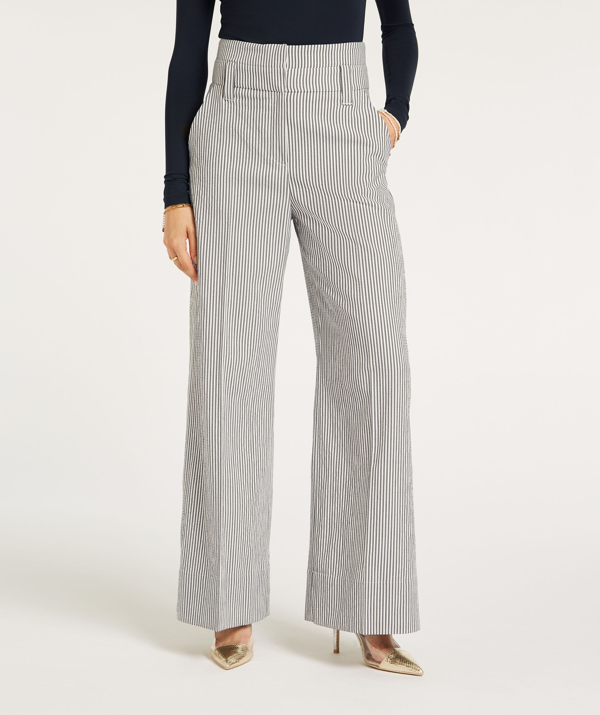 INDIANA high rise wide leg pantalon