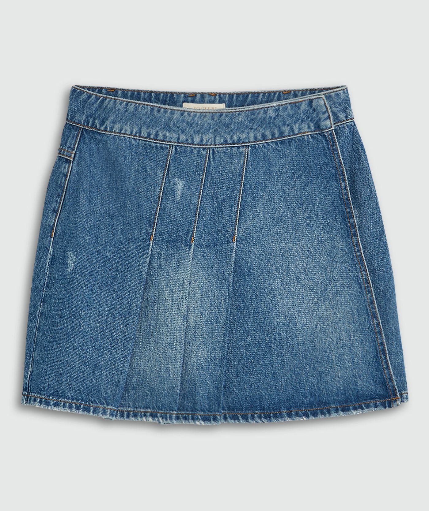 JV-IONA high waisted mini denim skirt