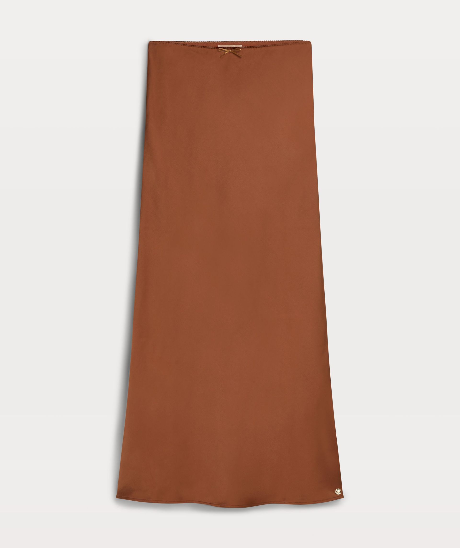 IRENNE high rise fitted midi skirt