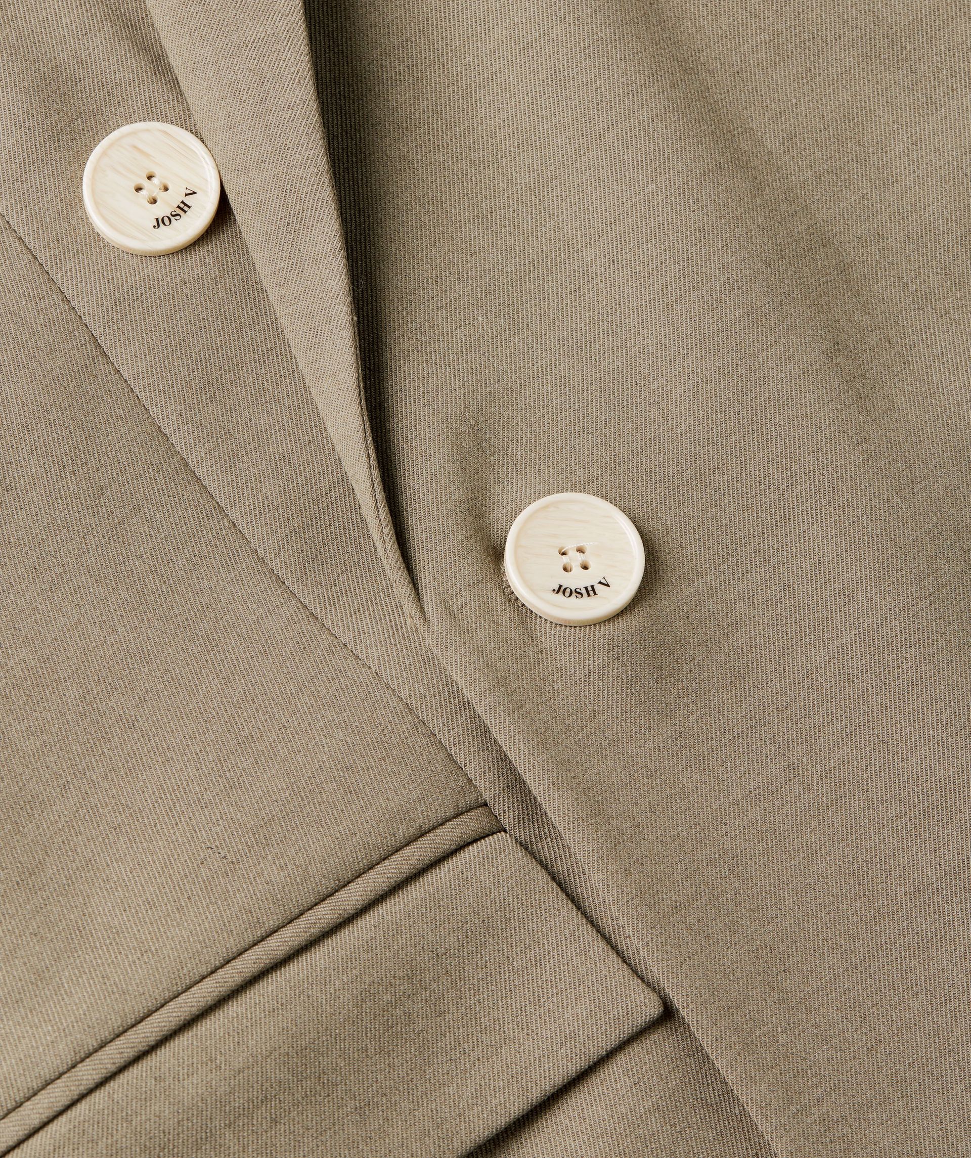 ISE straight fit blazer met strap