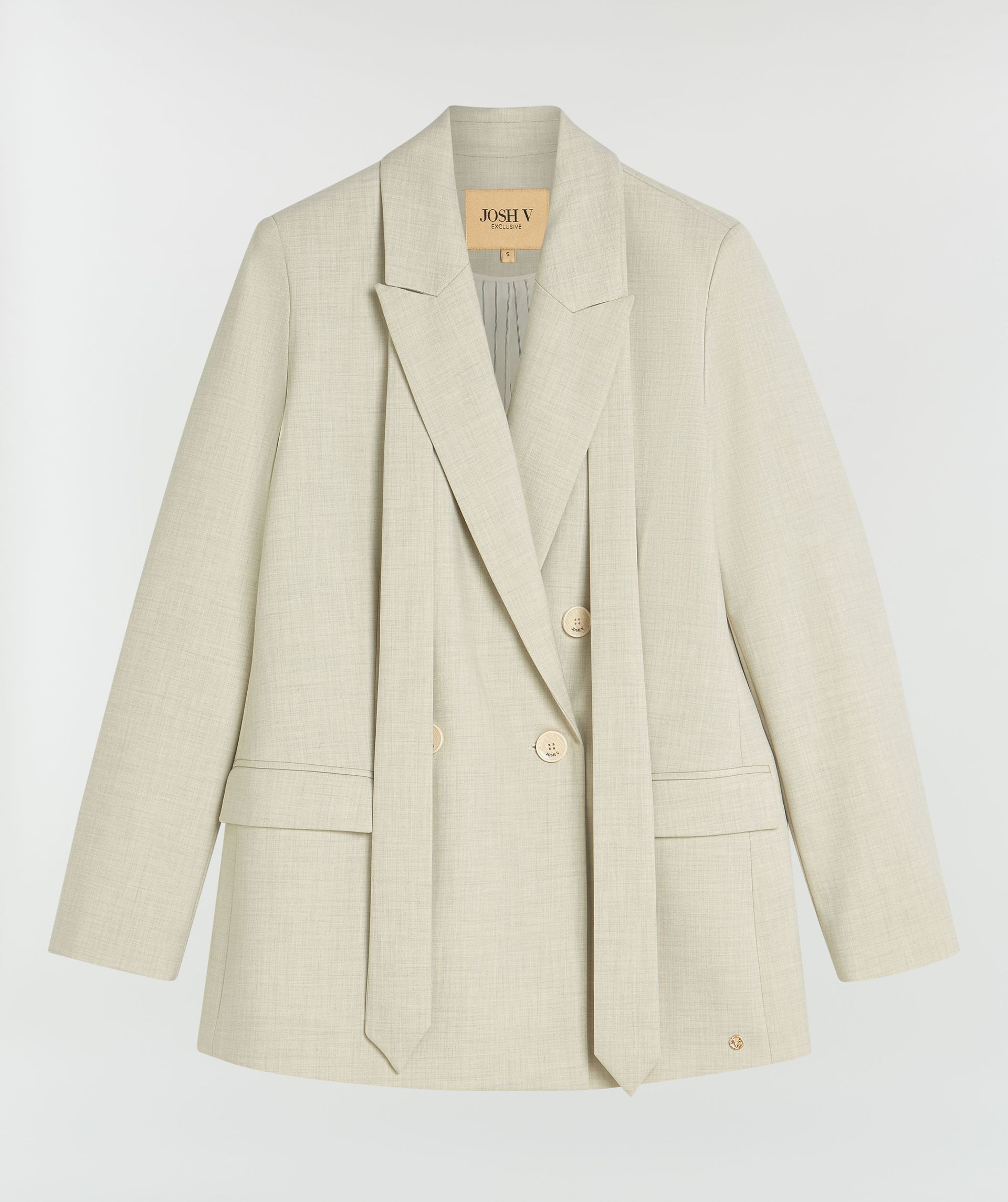 ISE straight fit blazer met strap