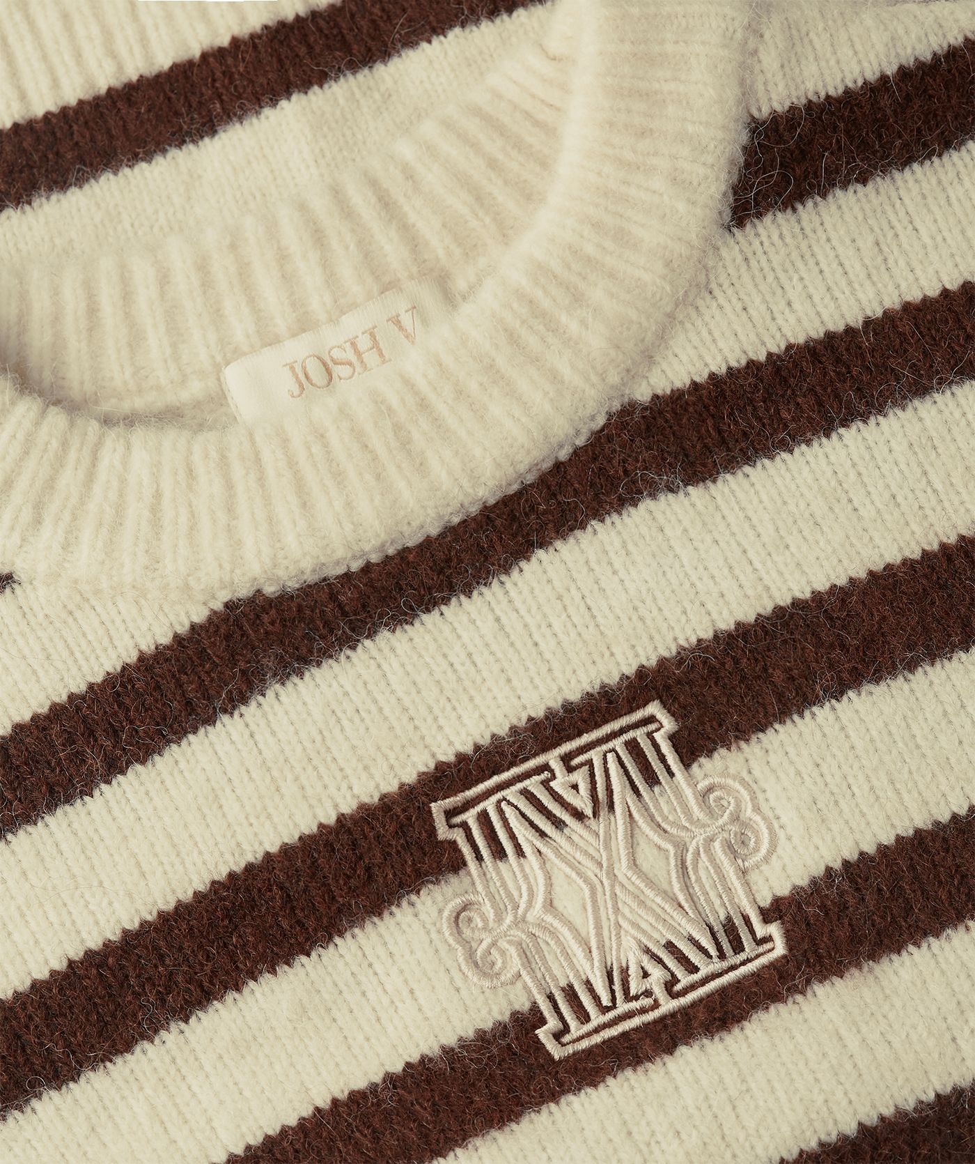 JV-IZE oversized striped sweater
