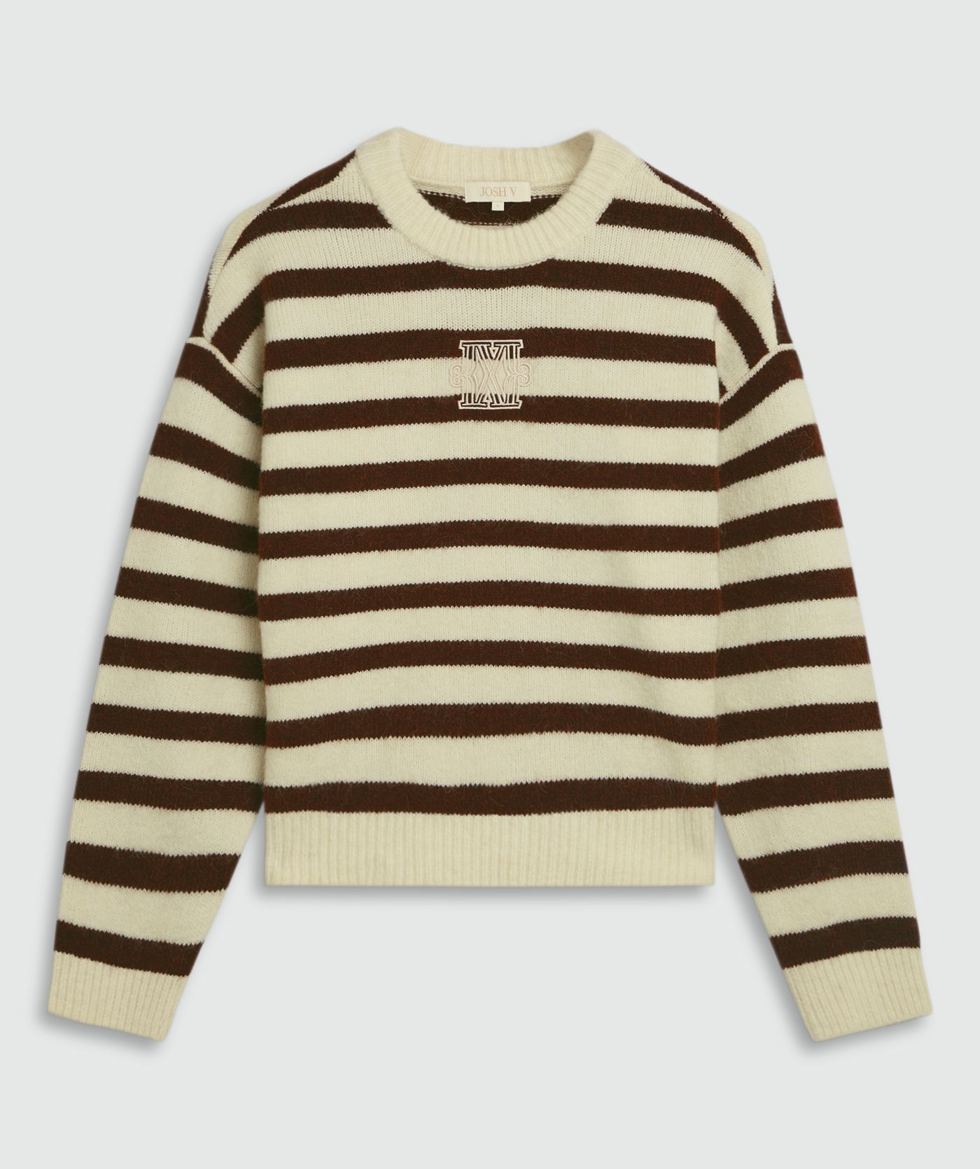 JV-IZE oversized striped sweater
