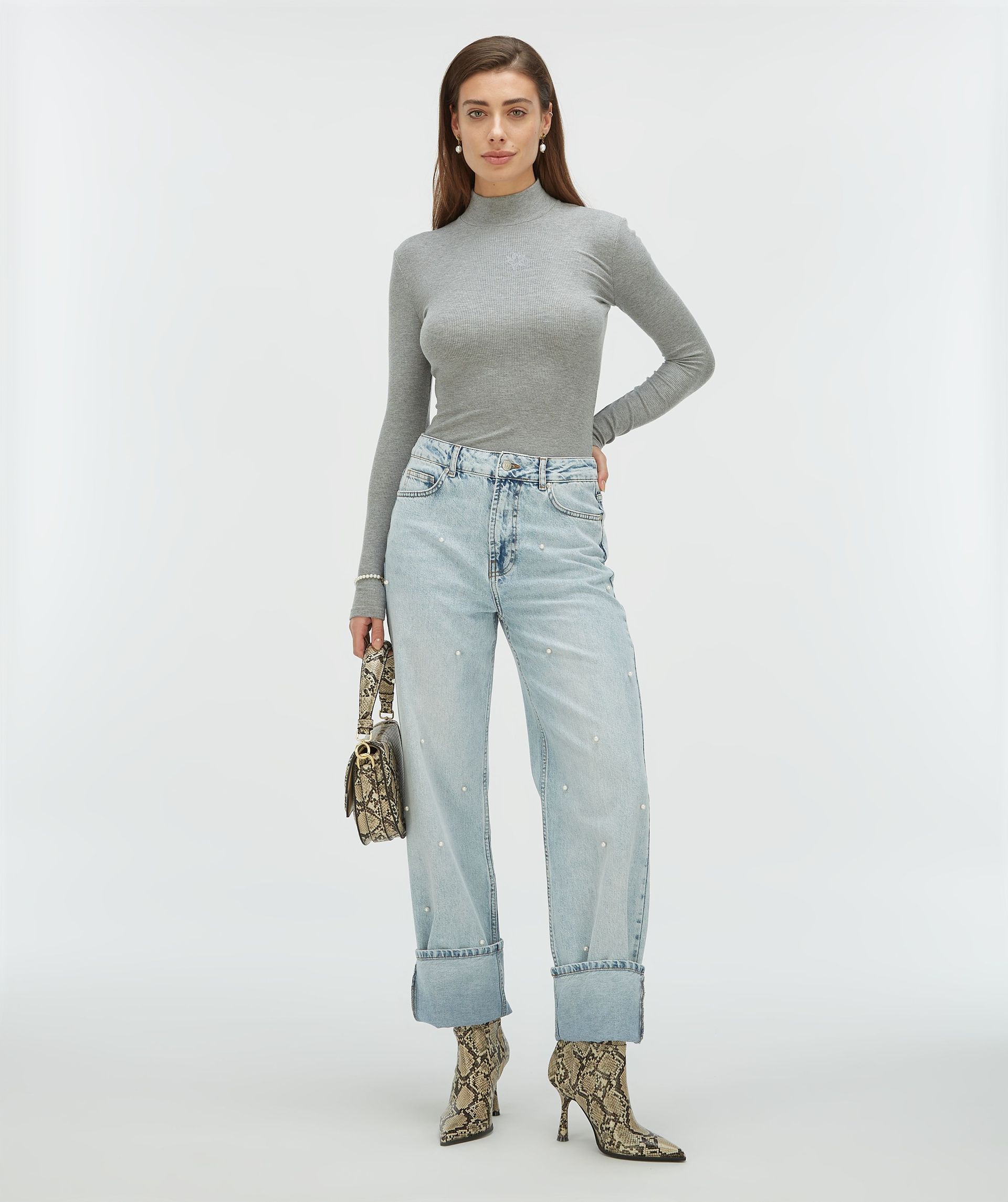 JACKY super skinny fit coltrui met logo