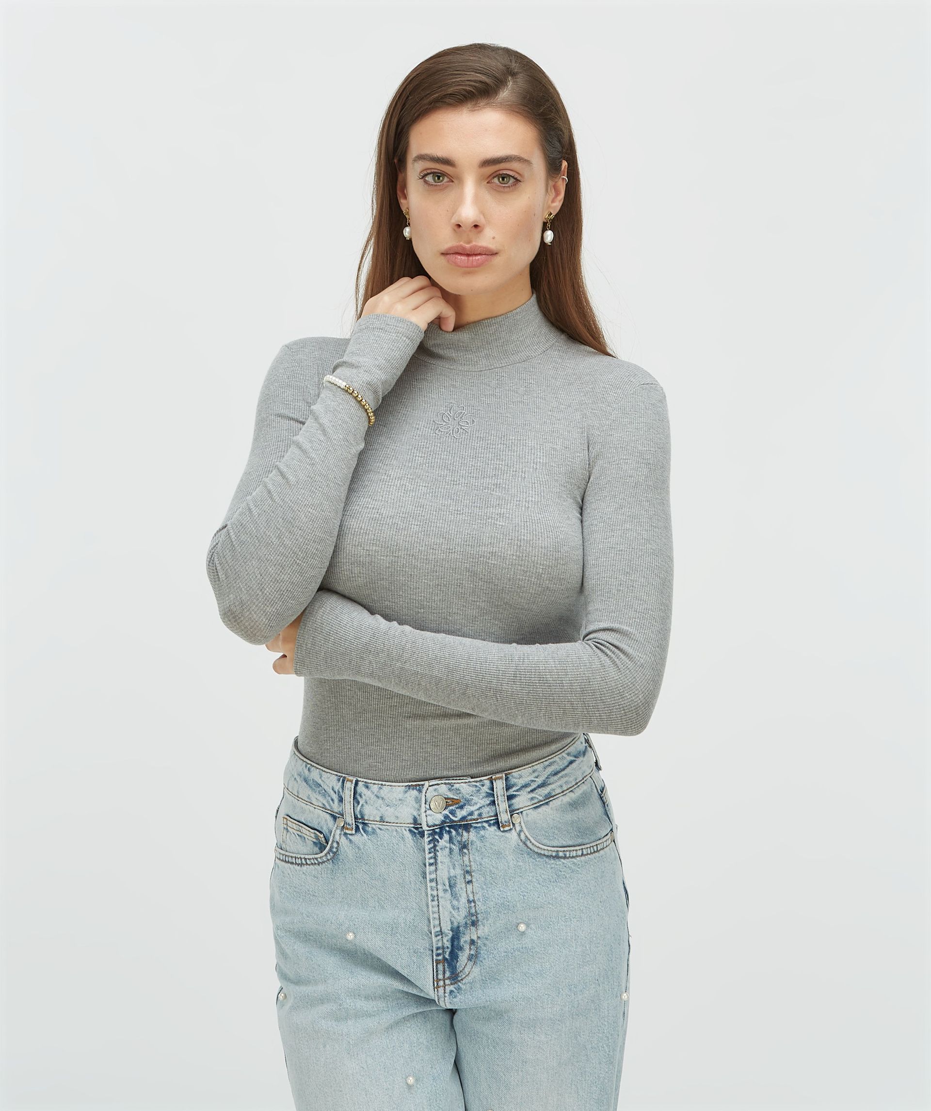JACKY super skinny fit coltrui met logo