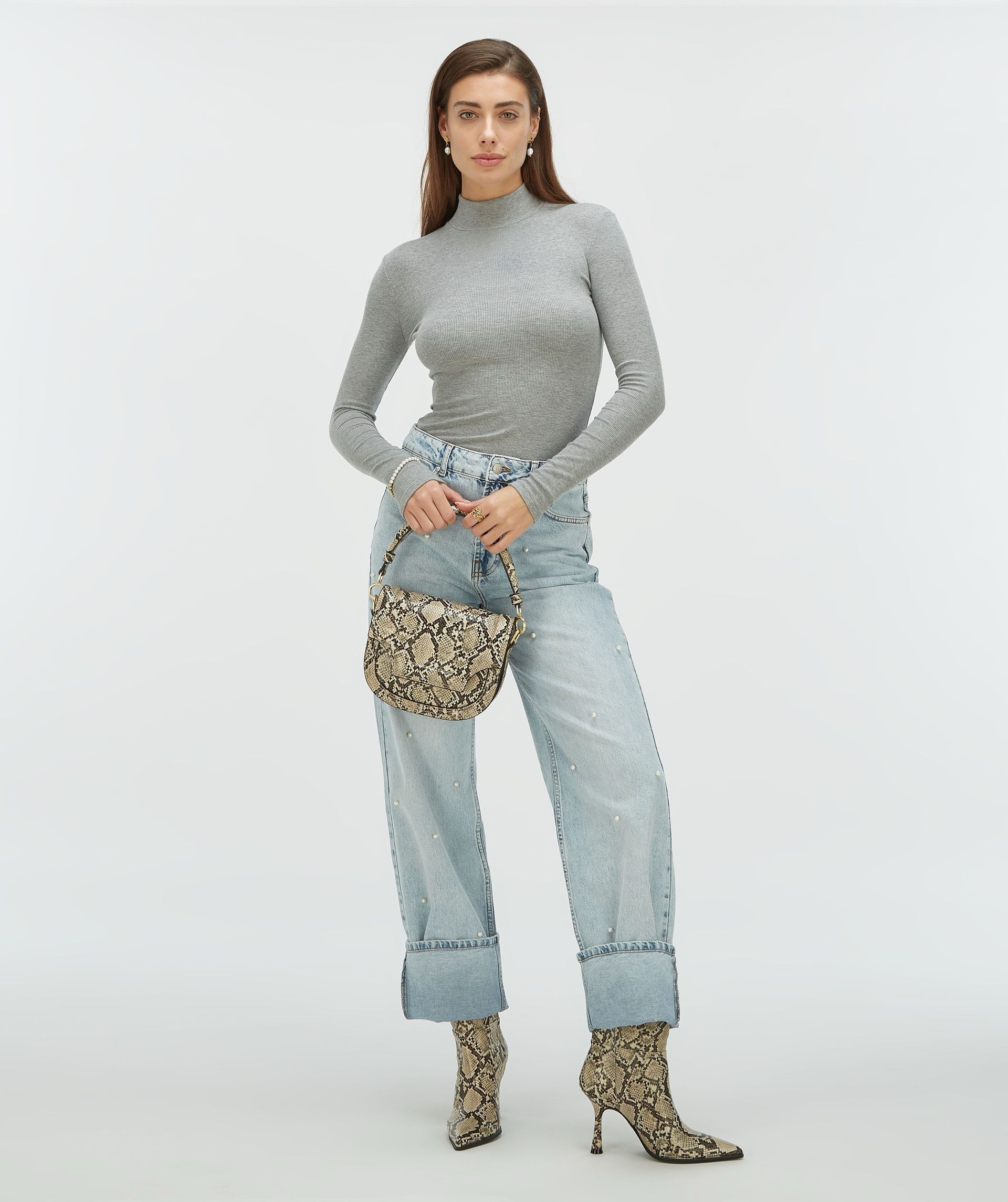 JACKY super skinny fit coltrui met logo