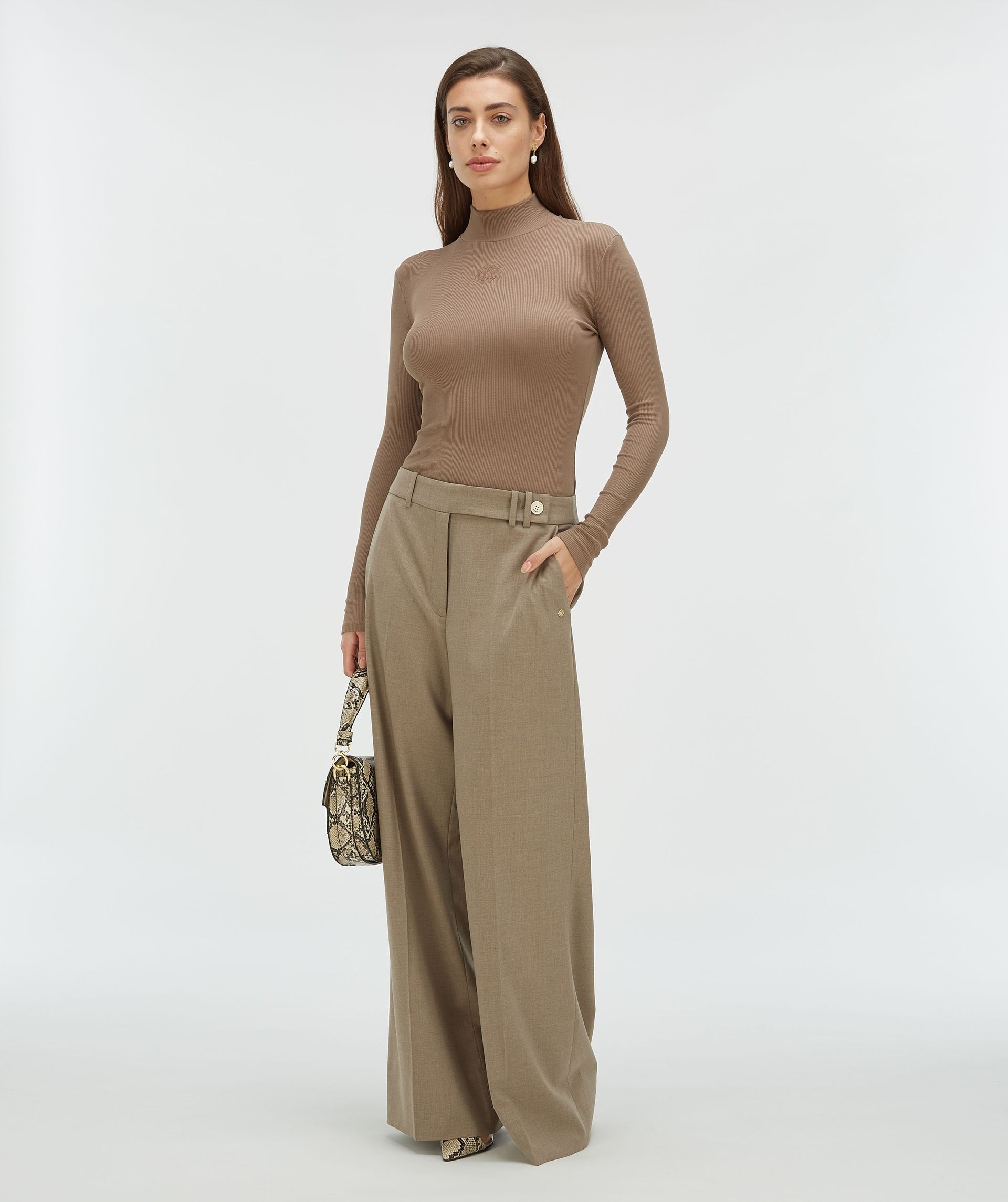 JACKY super skinny fit turtleneck with logo