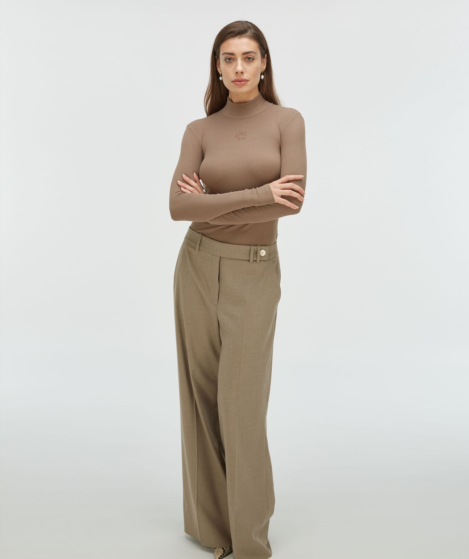 JACKY super skinny fit turtleneck with logo