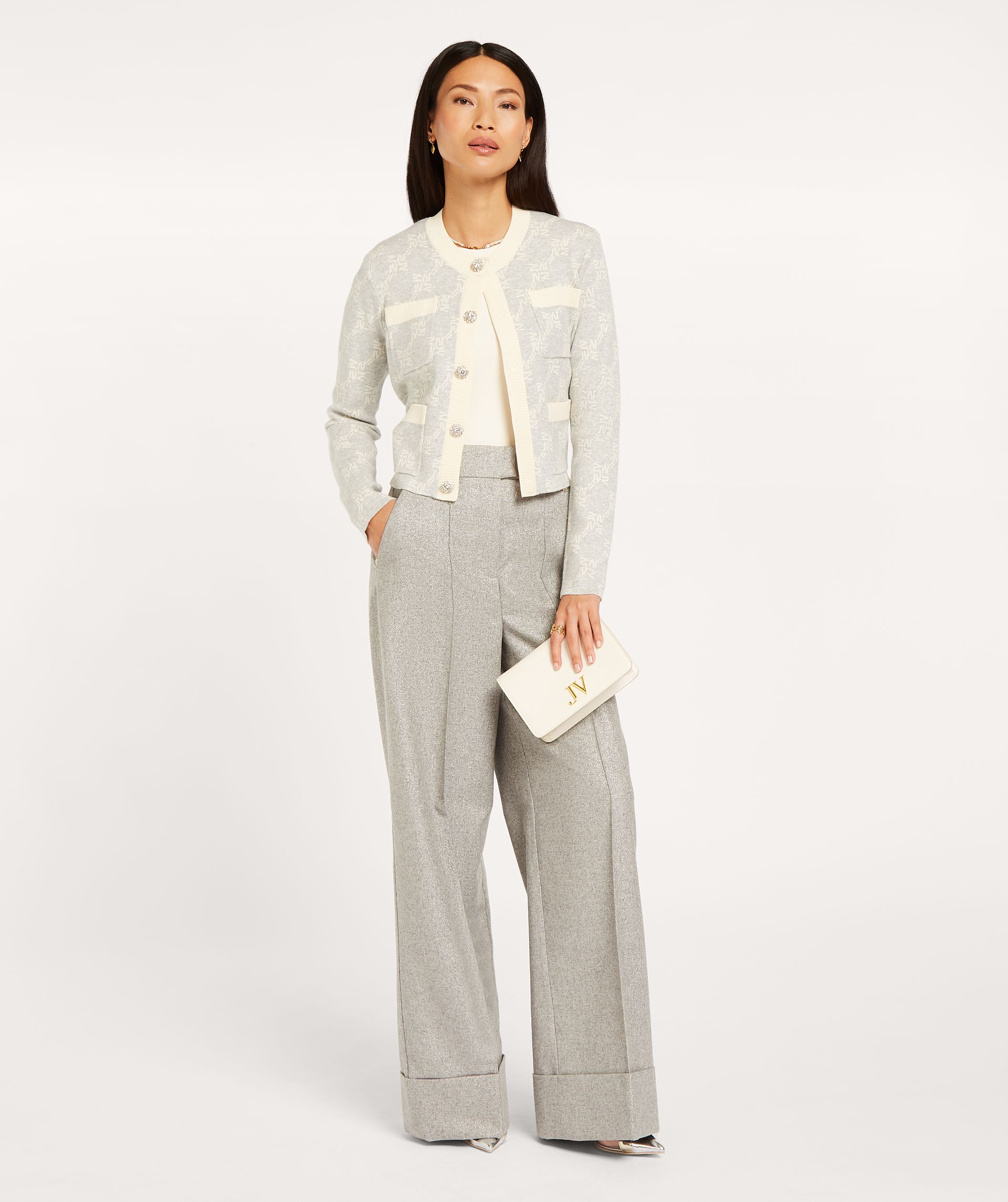 JAGGER weite Hose mit Lurex