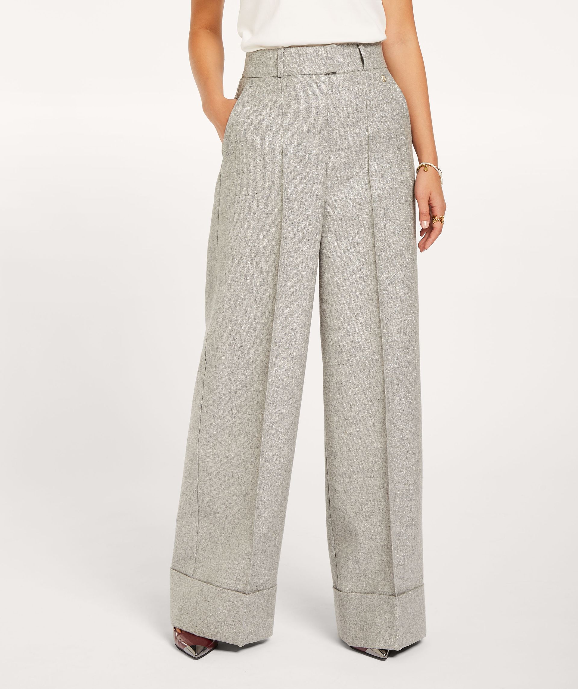 JAGGER weite Hose mit Lurex