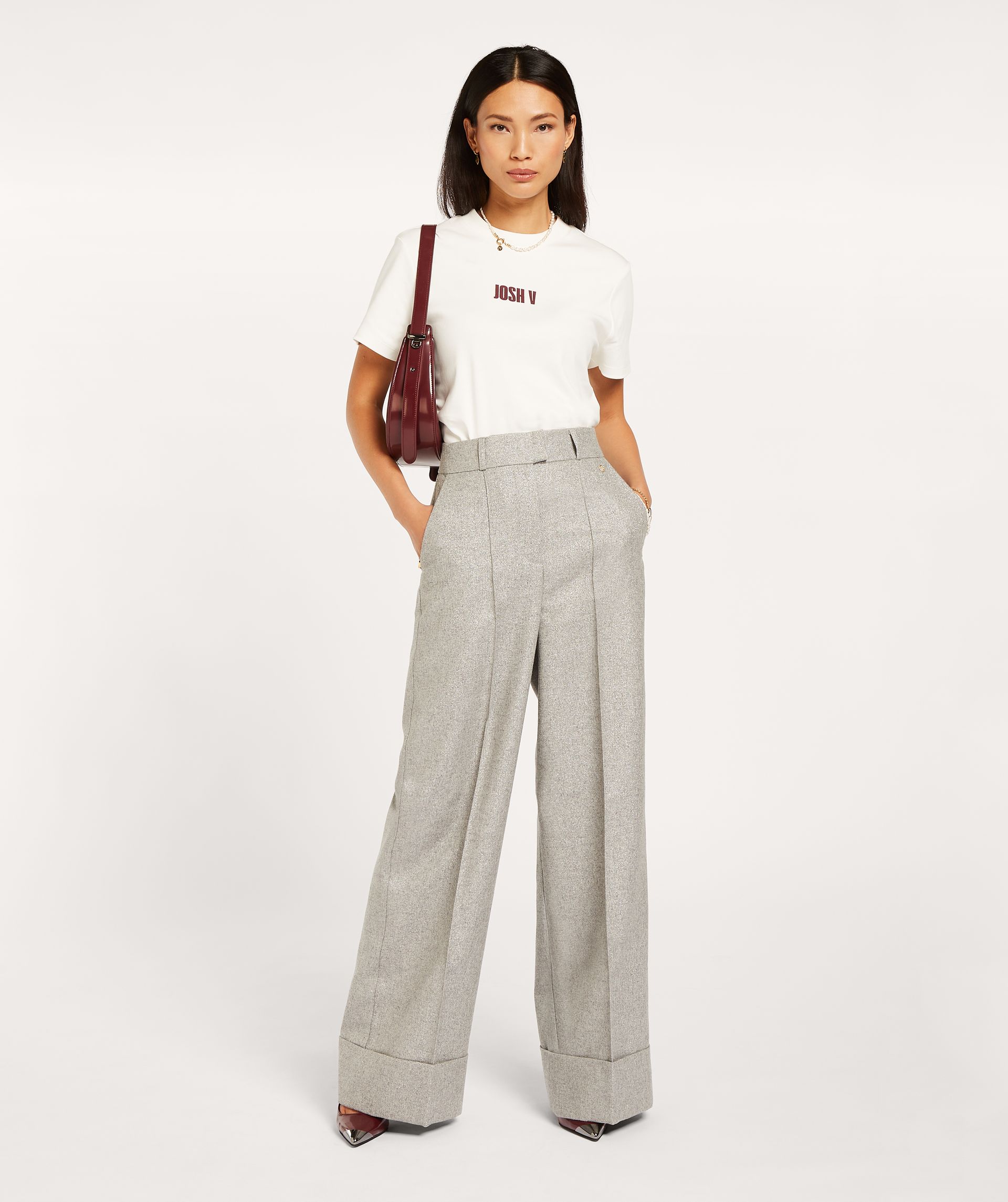 JAGGER weite Hose mit Lurex