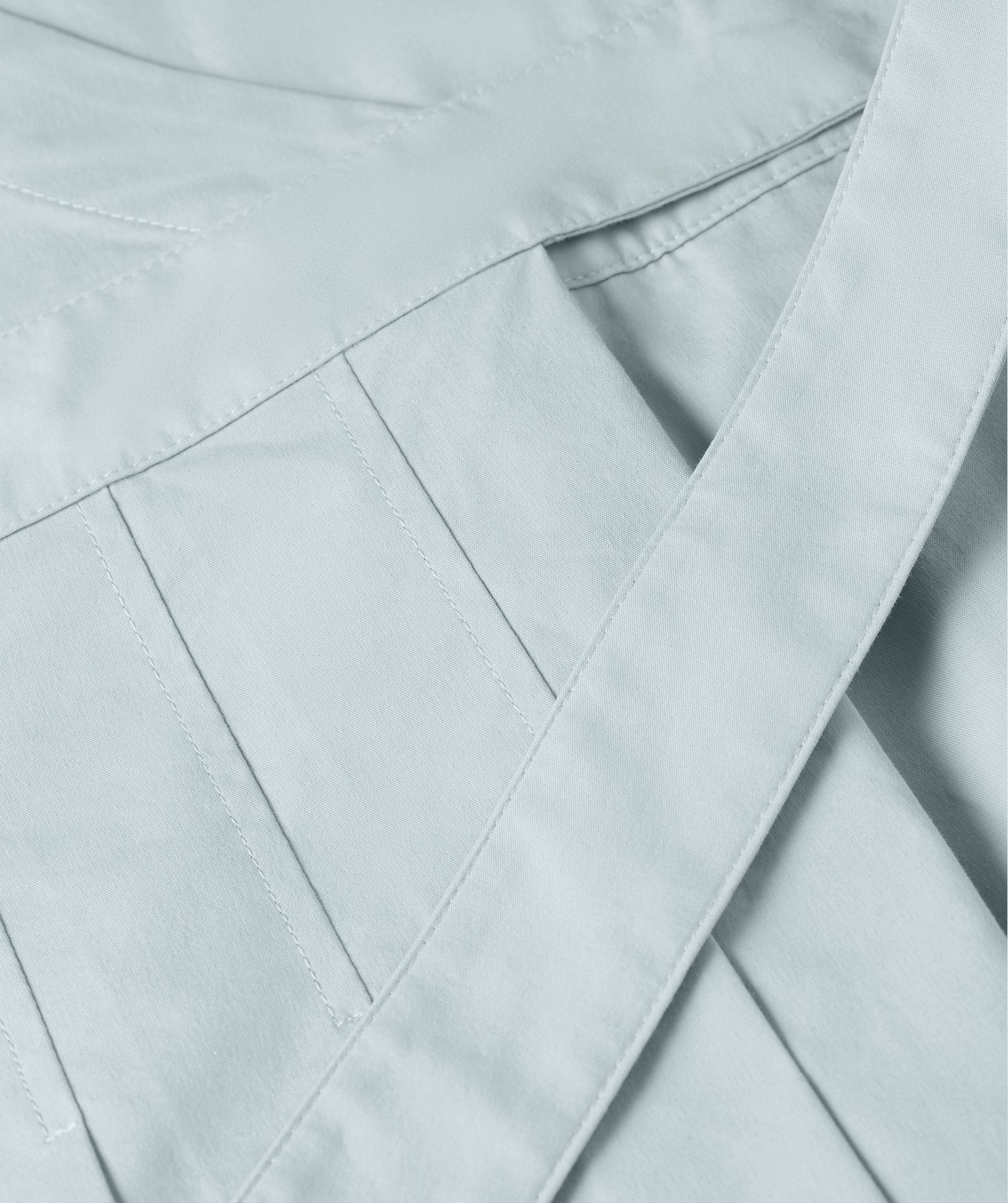 Detail van lichtblauwe katoenen stof. - Josh V