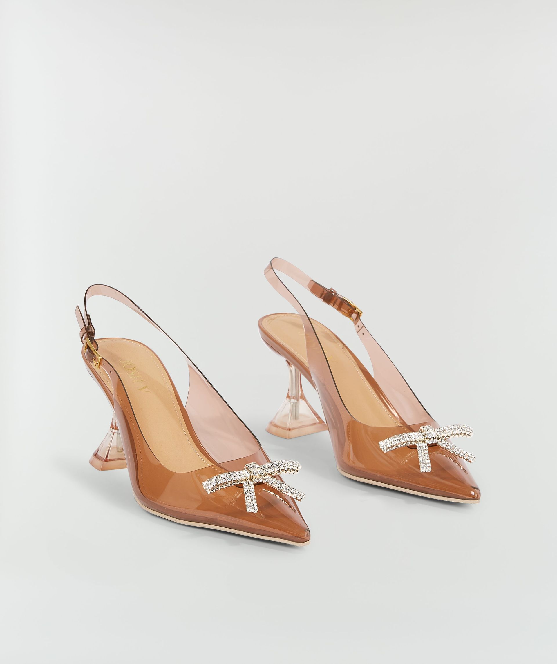 JOUANA slingbacks met strass