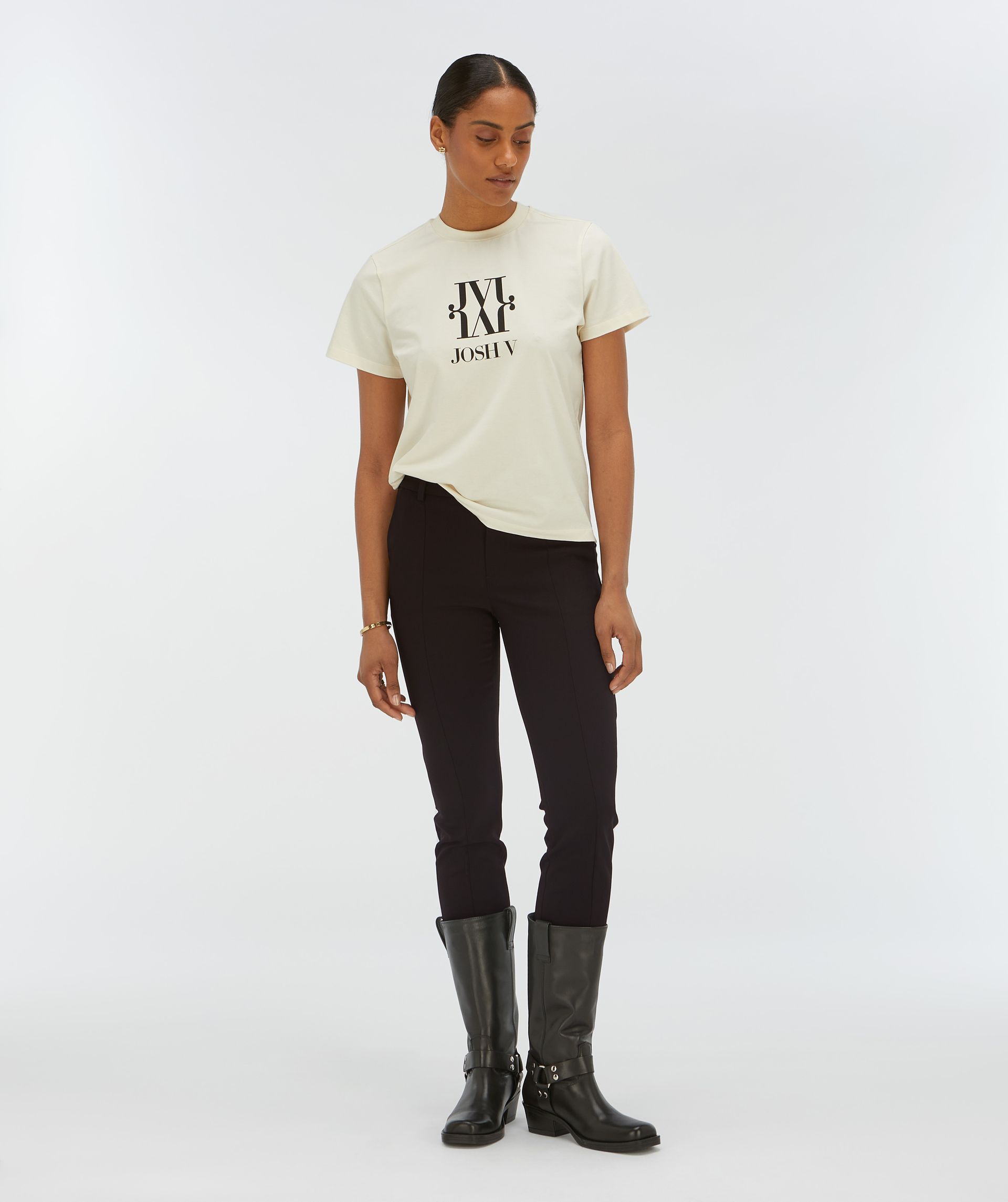 JV DORIE MONOGRAM slim fit T-shirt