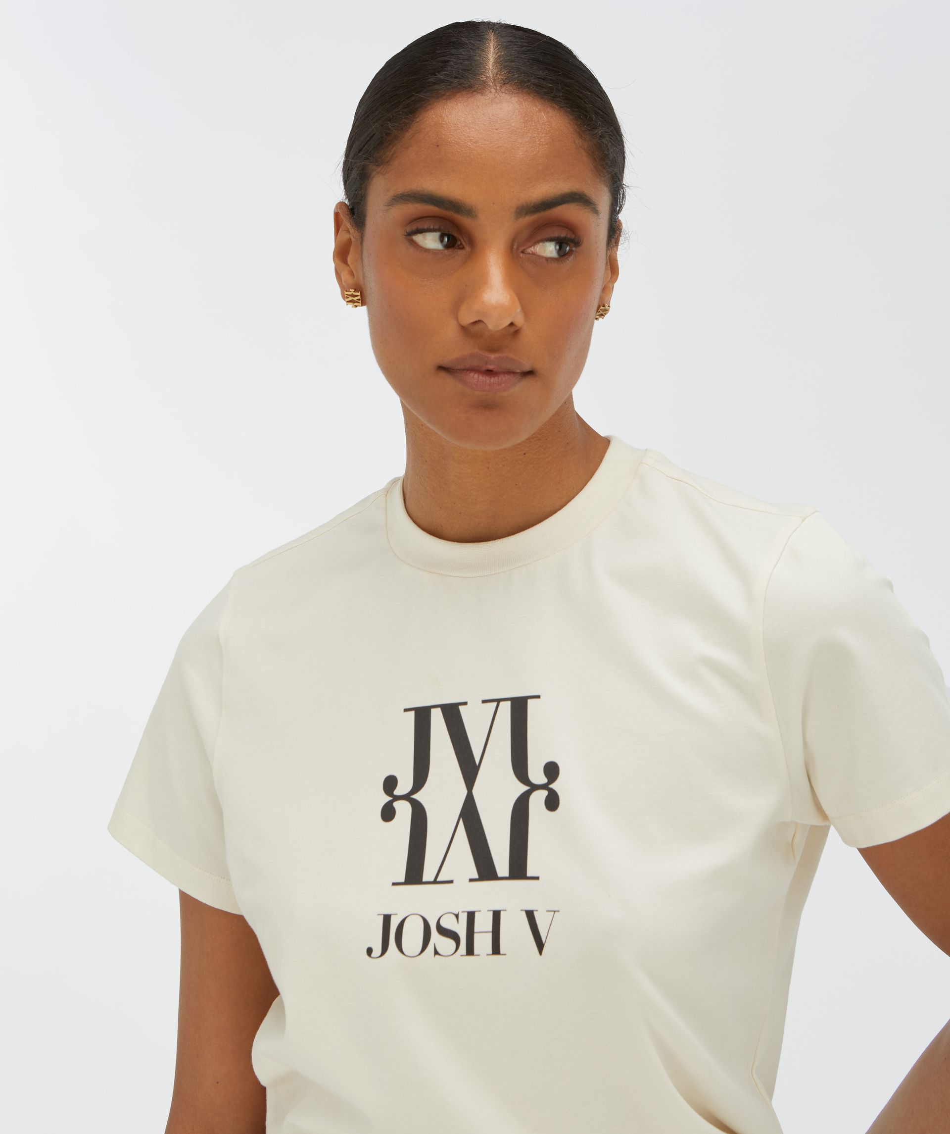 JV DORIE MONOGRAM slim fit T-shirt