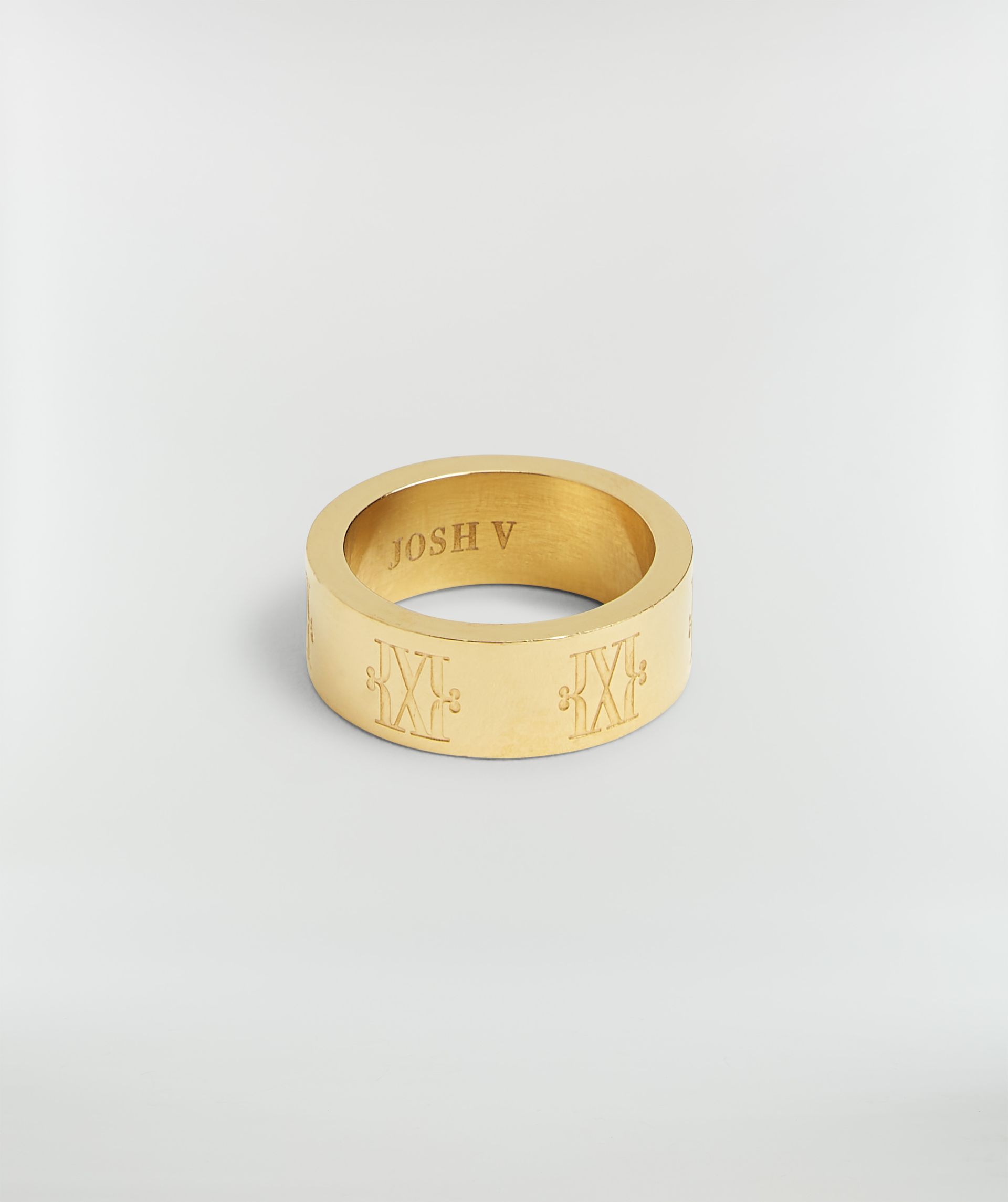 JV HARVEY ring with logo