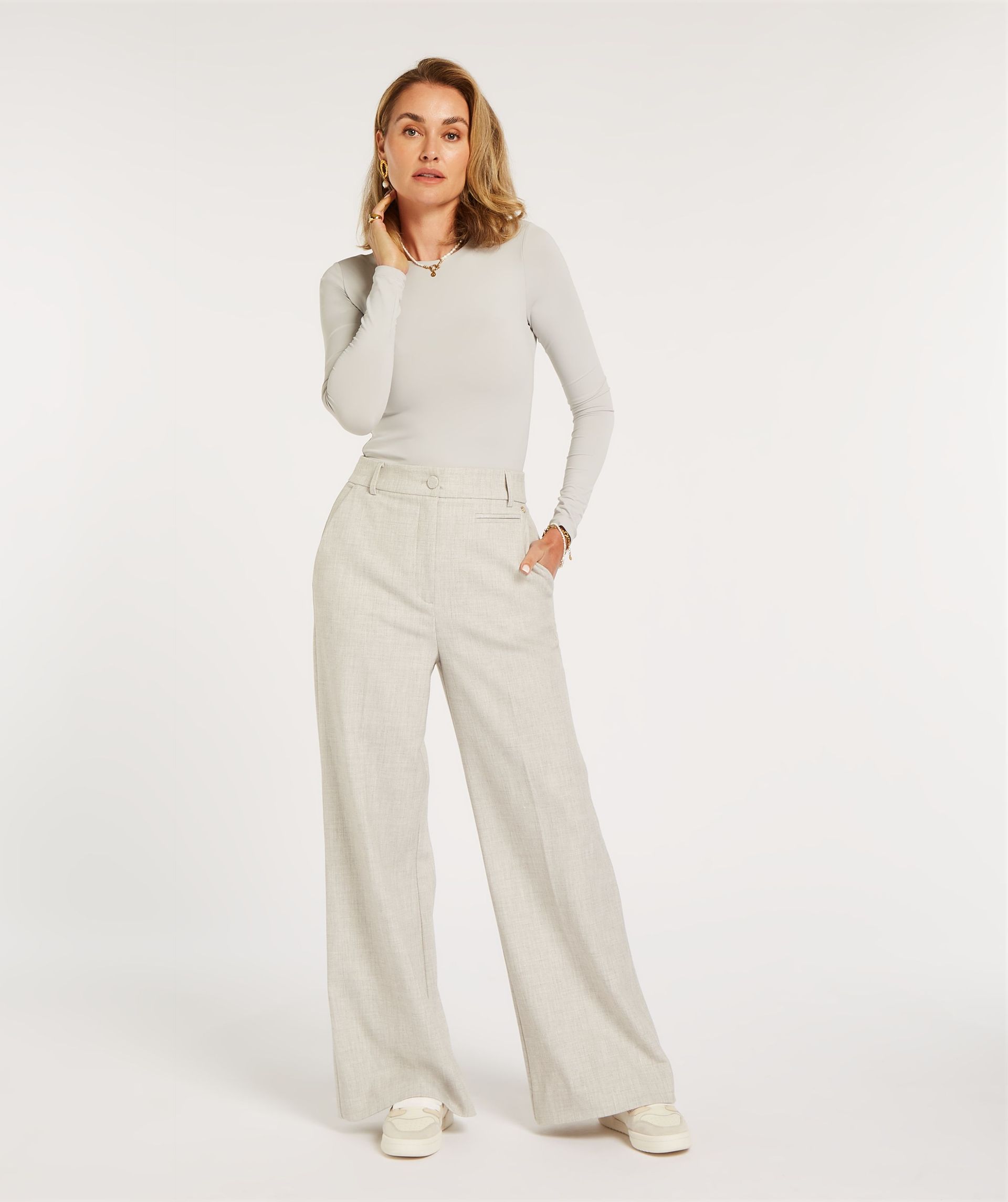 JV KATE high rise wide leg pantalon